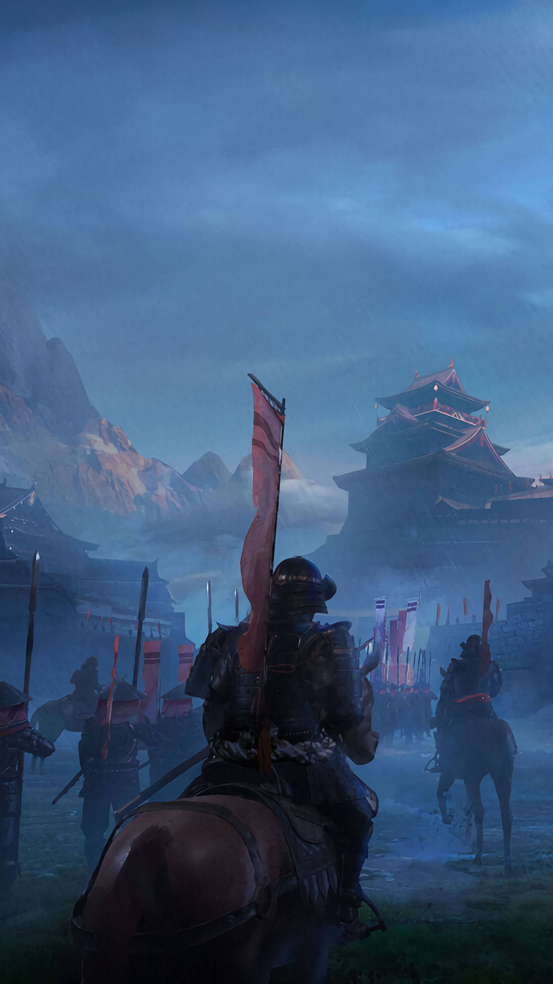 Đội quân Samurai Nhật Bản Hình nền