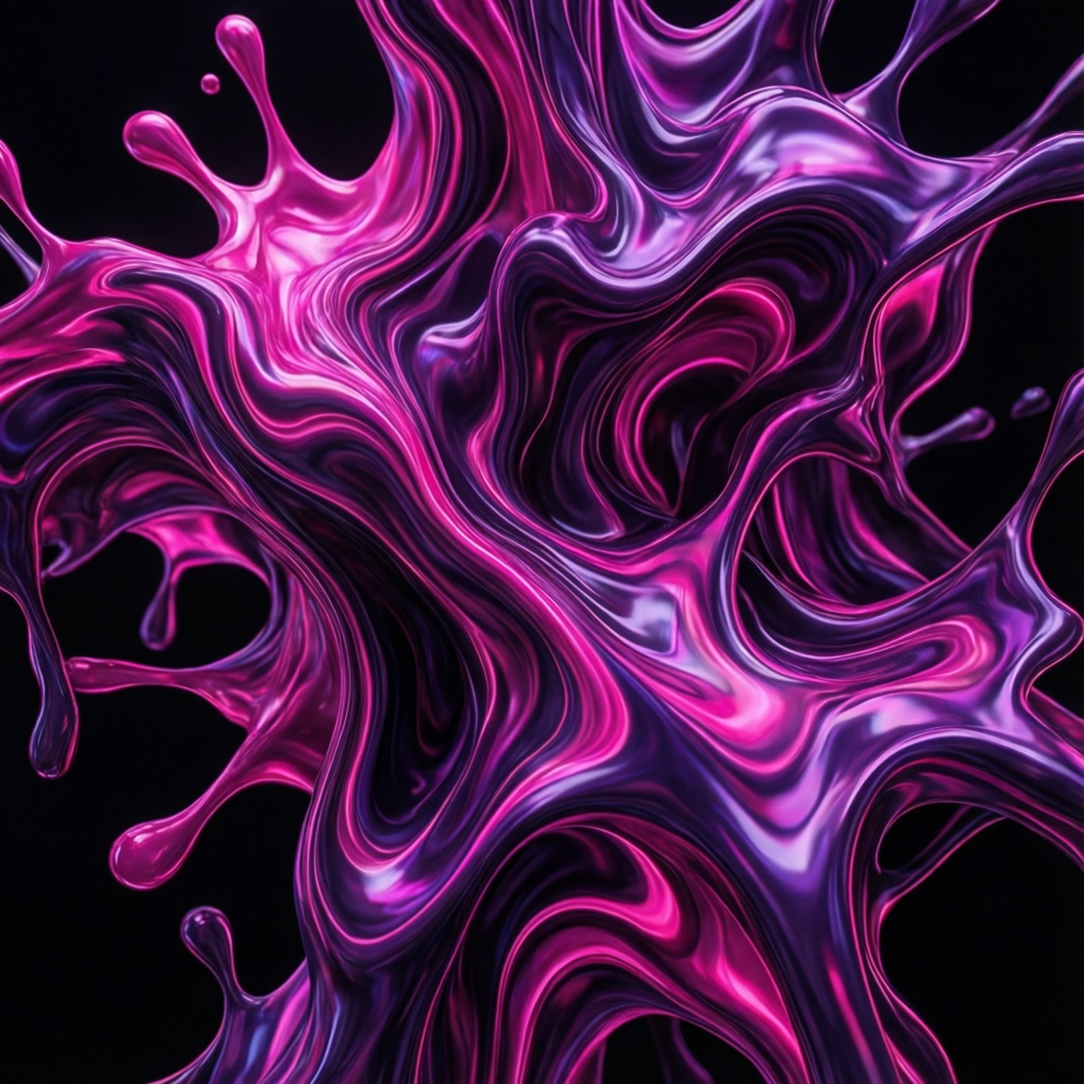 Dòng Chảy Neon Lỏng Hình nền
