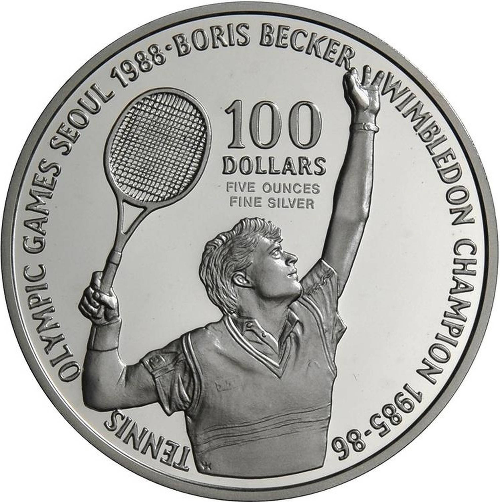 Đồng Xu Bạc Boris Becker Hình nền