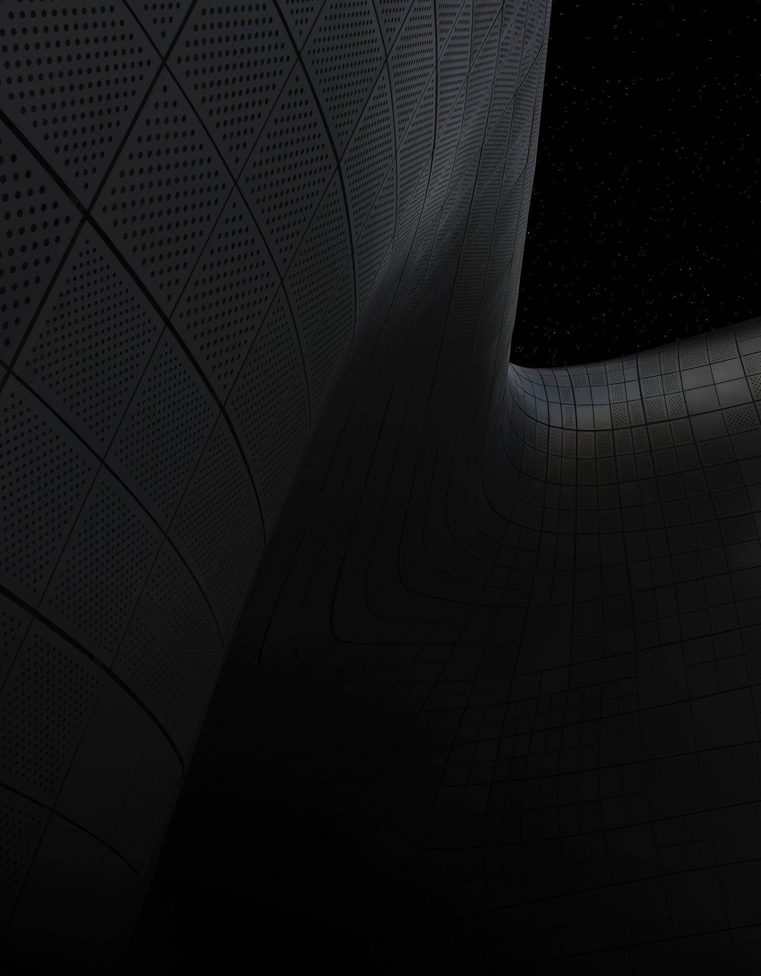 Dongdaemun Design Plaza Chế độ tối Hình nền