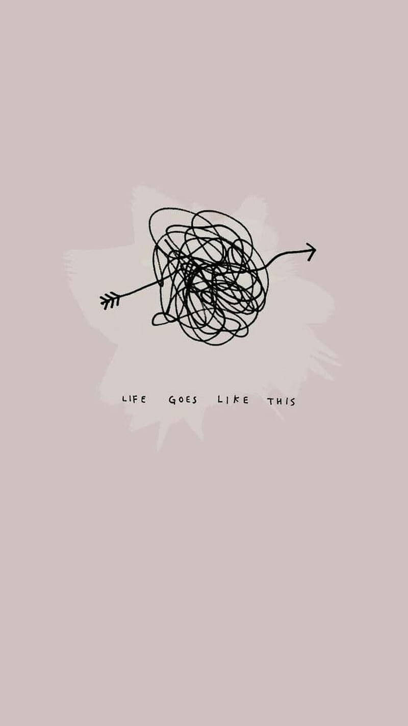Hình nền doodle chữ thẩm mỹ — Thẩm mỹ từ ngữ GIF Hình nền