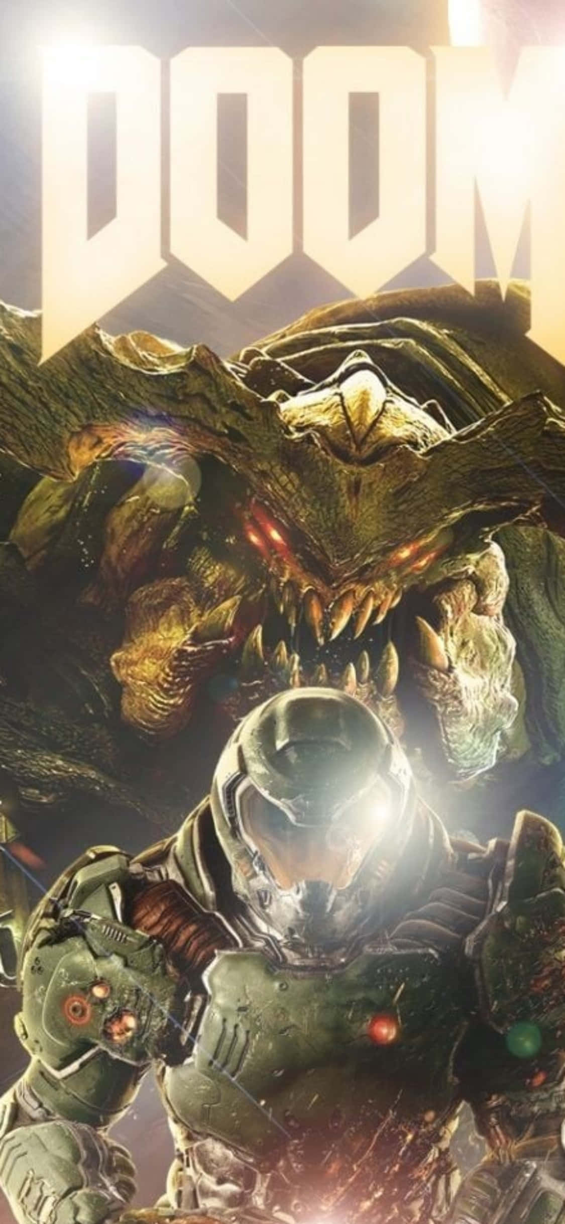 Doomguy Quái Vật iPhone Xs Nền Hình nền