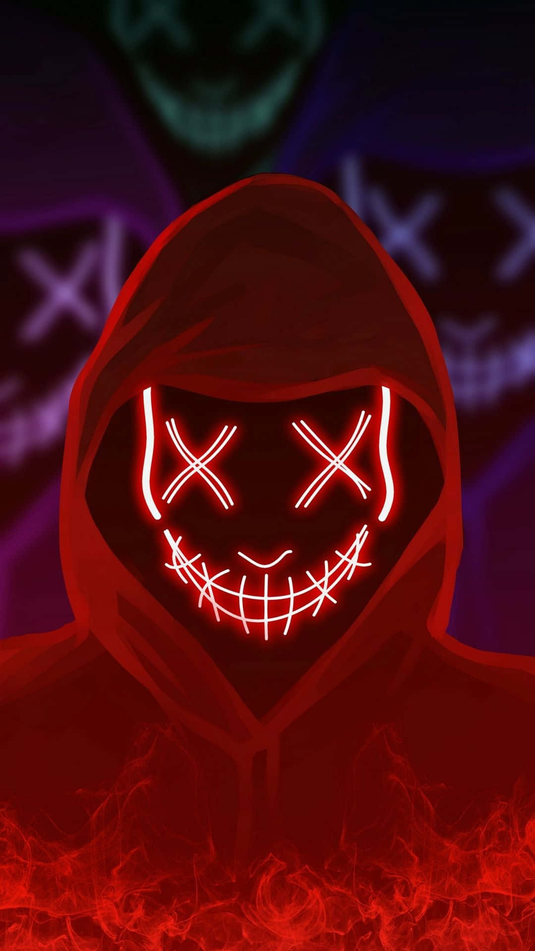 Dope Gangster Áo Hoodie Đỏ Hình nền