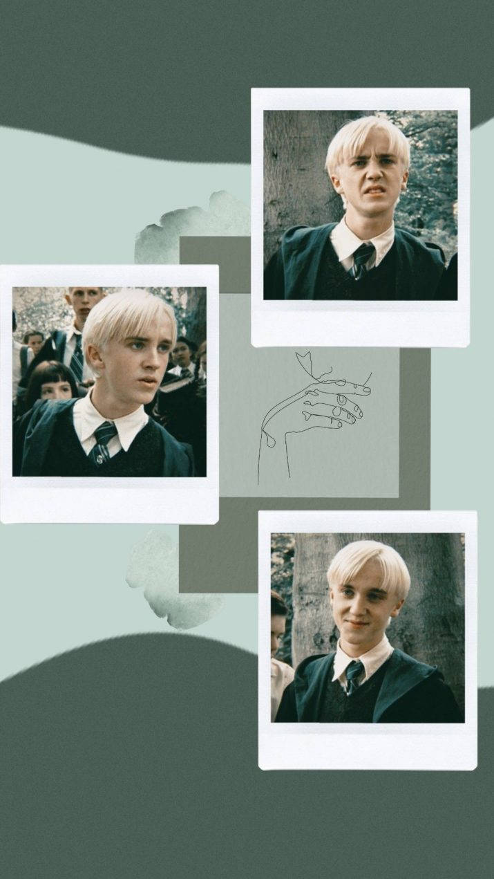Draco Malfoy Polaroid Phong Cách Hình nền