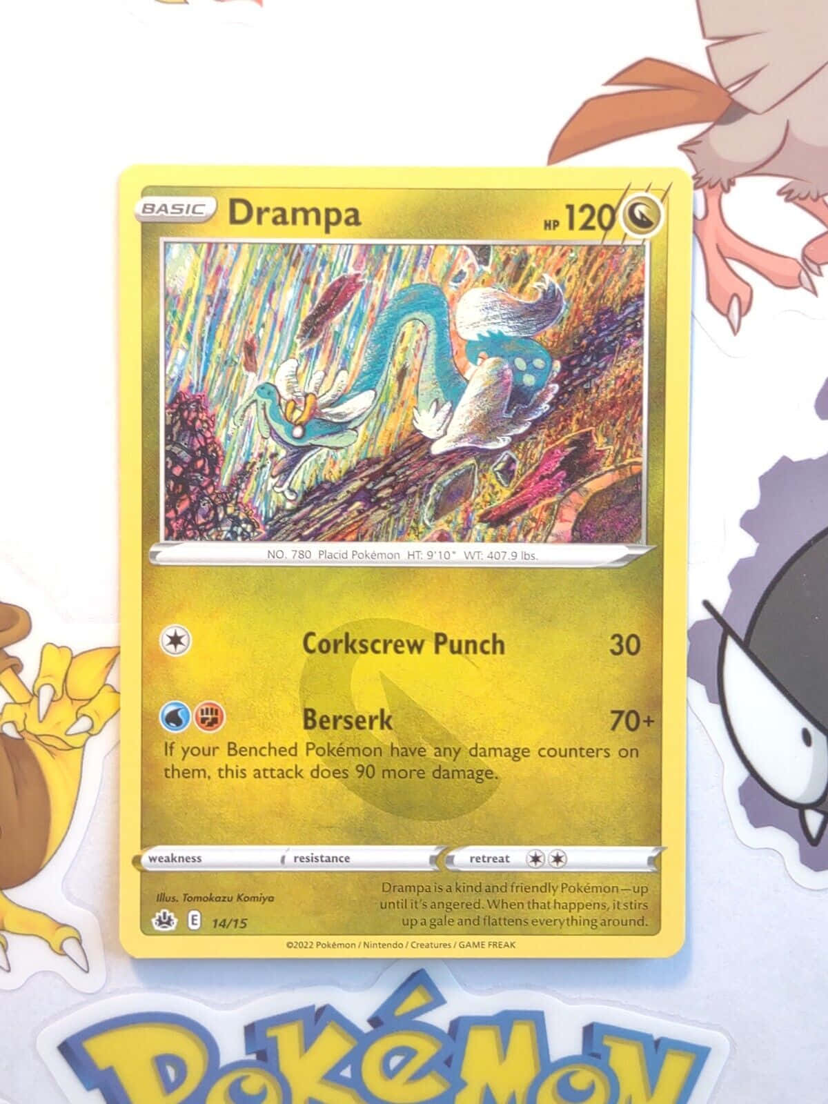 Drampa Card Nền Pokémon Hình nền