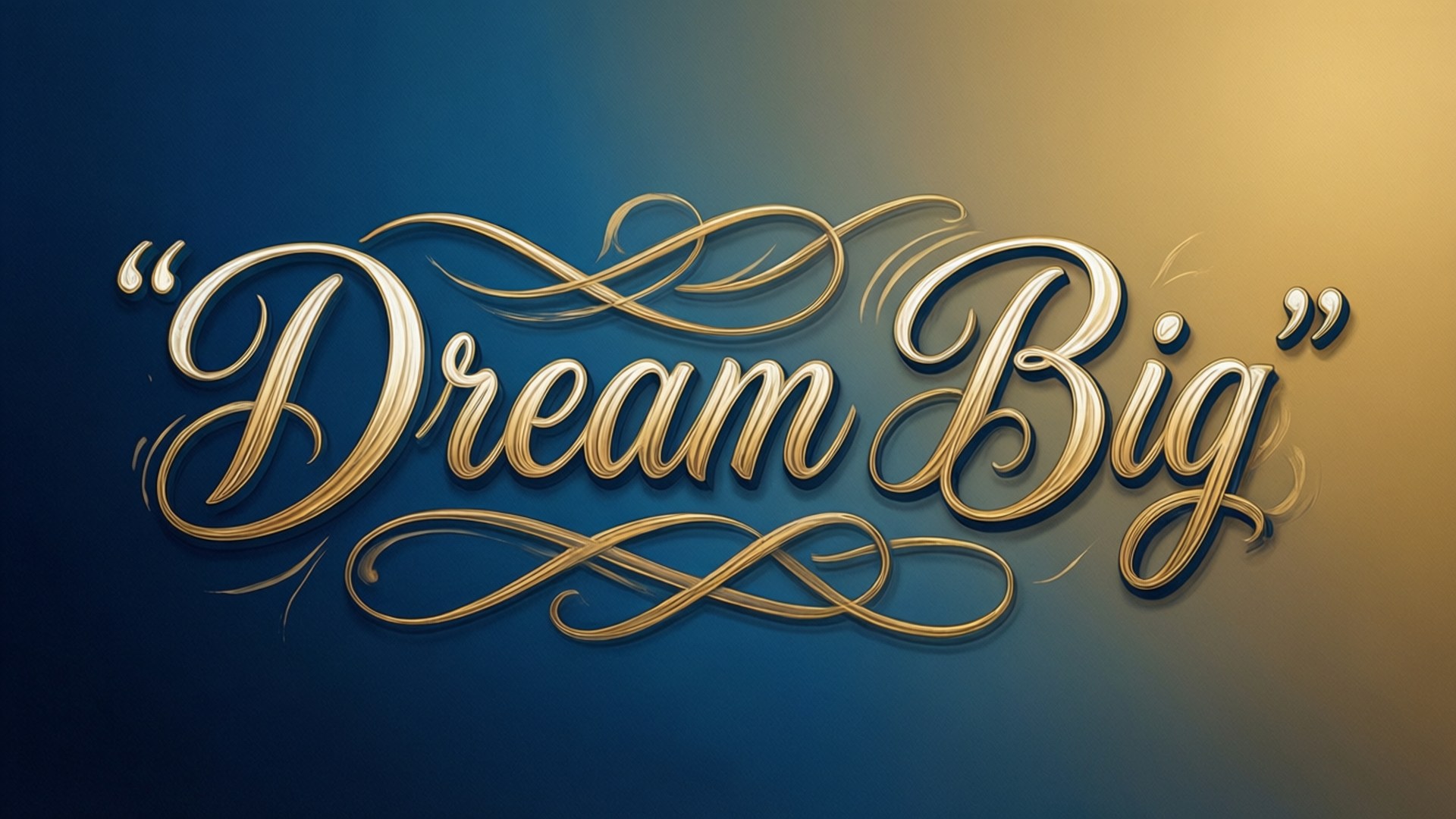 Dream Big Thư pháp Hình nền