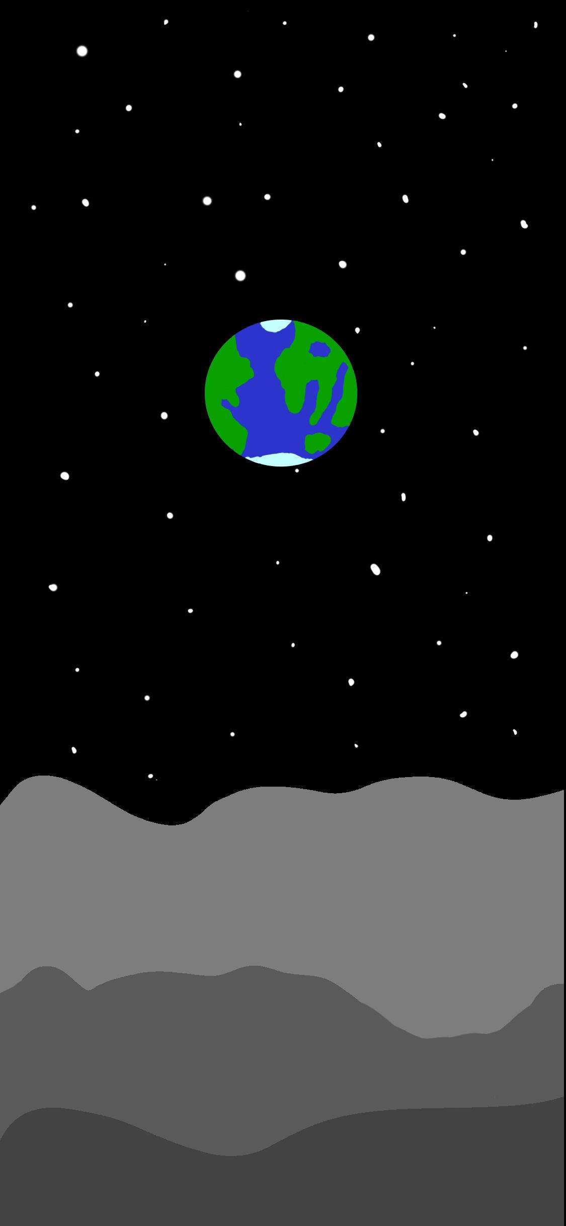 Drippy Earth In Space Hình nền