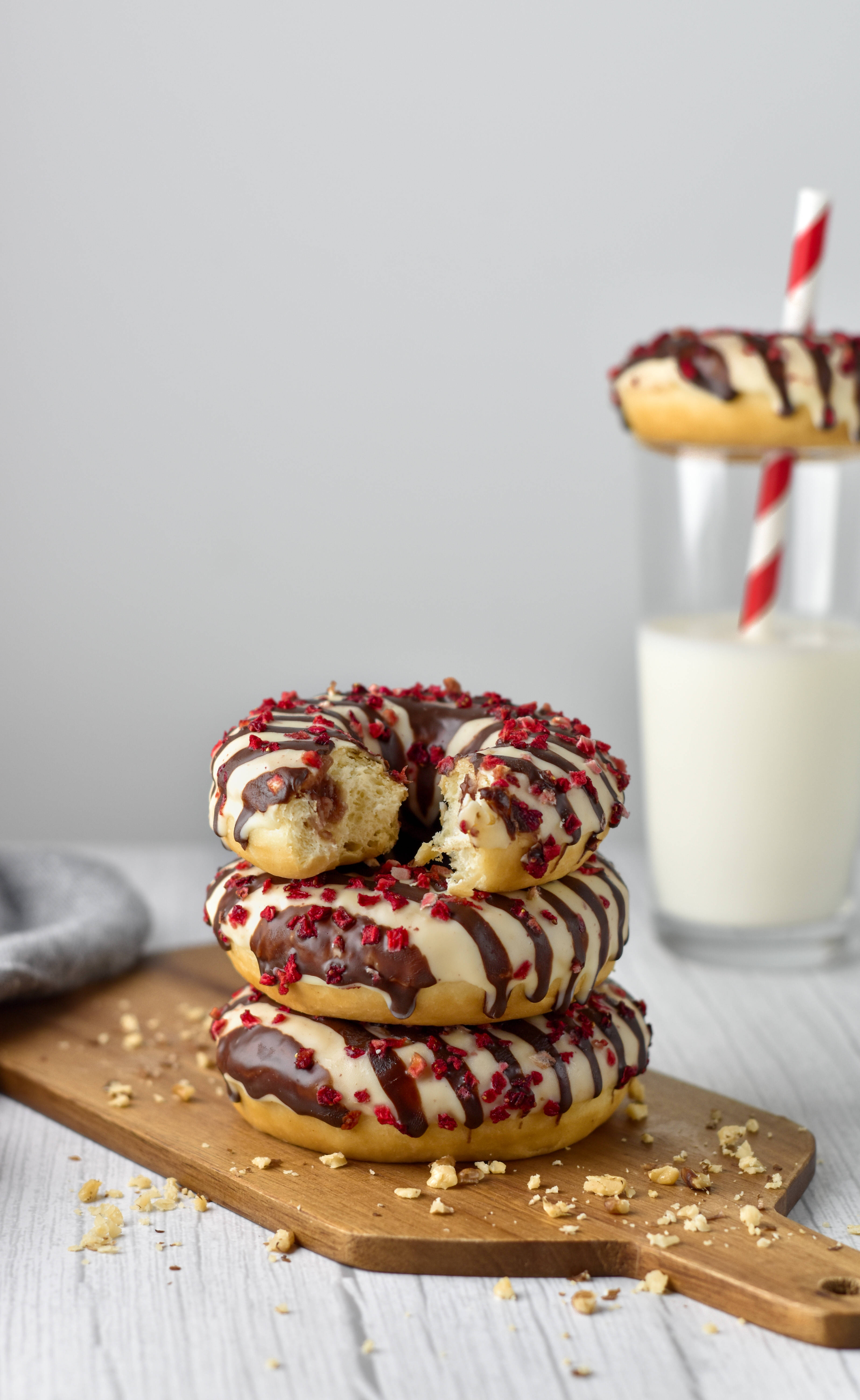 Drizzled Pastry Donuts Hình nền