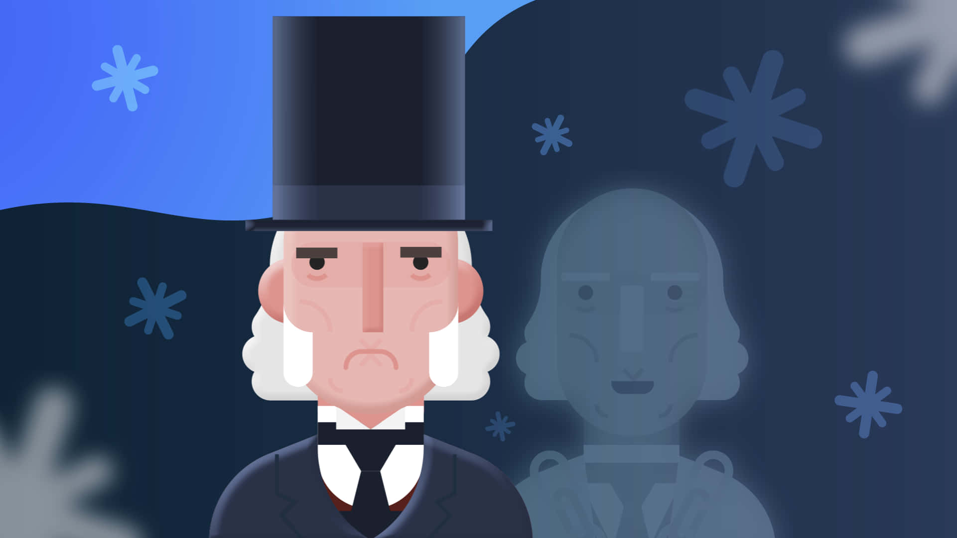 Ebenezer Scrooge trong A Christmas Carol Hình nền