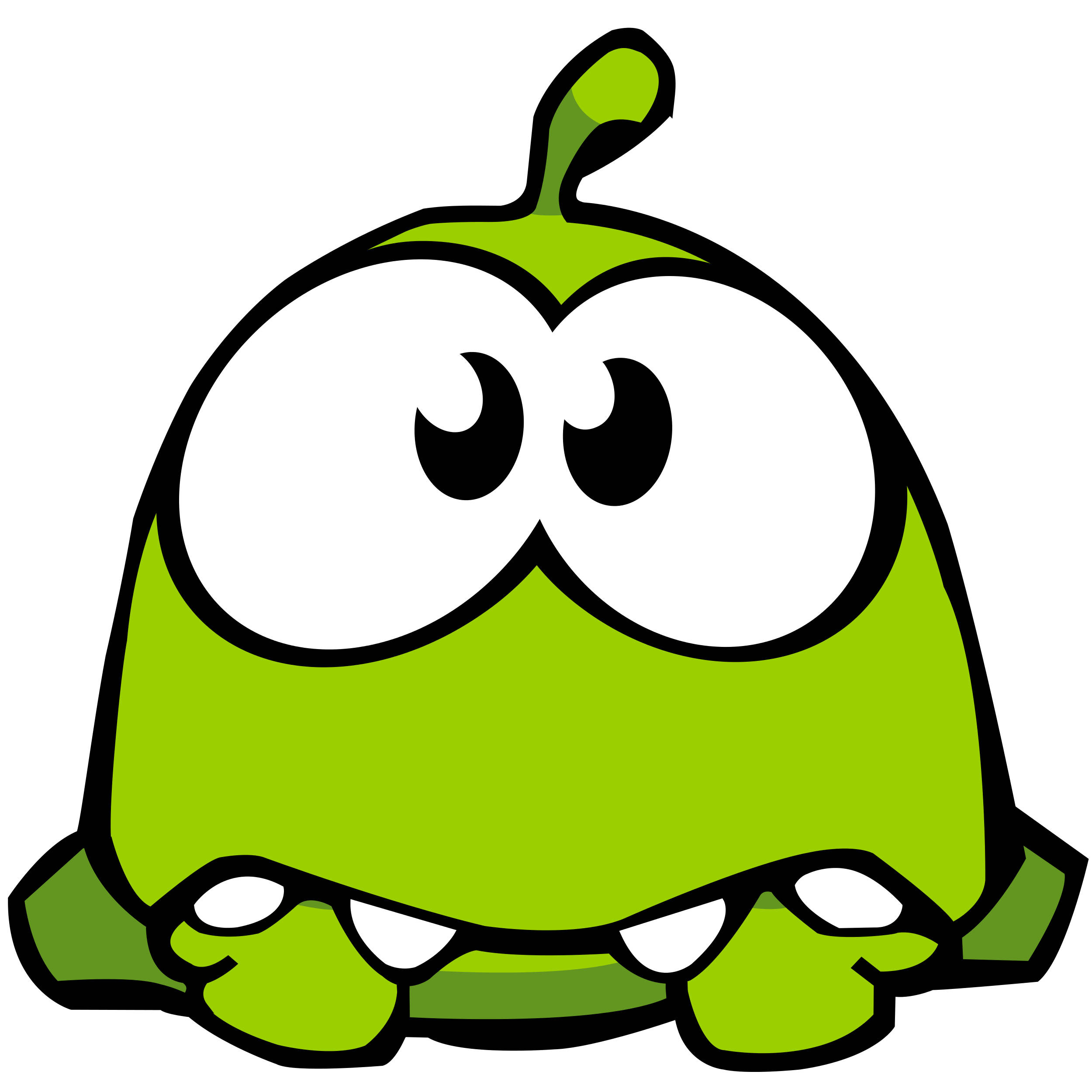Ếch Kawaii Om Nom Hình nền