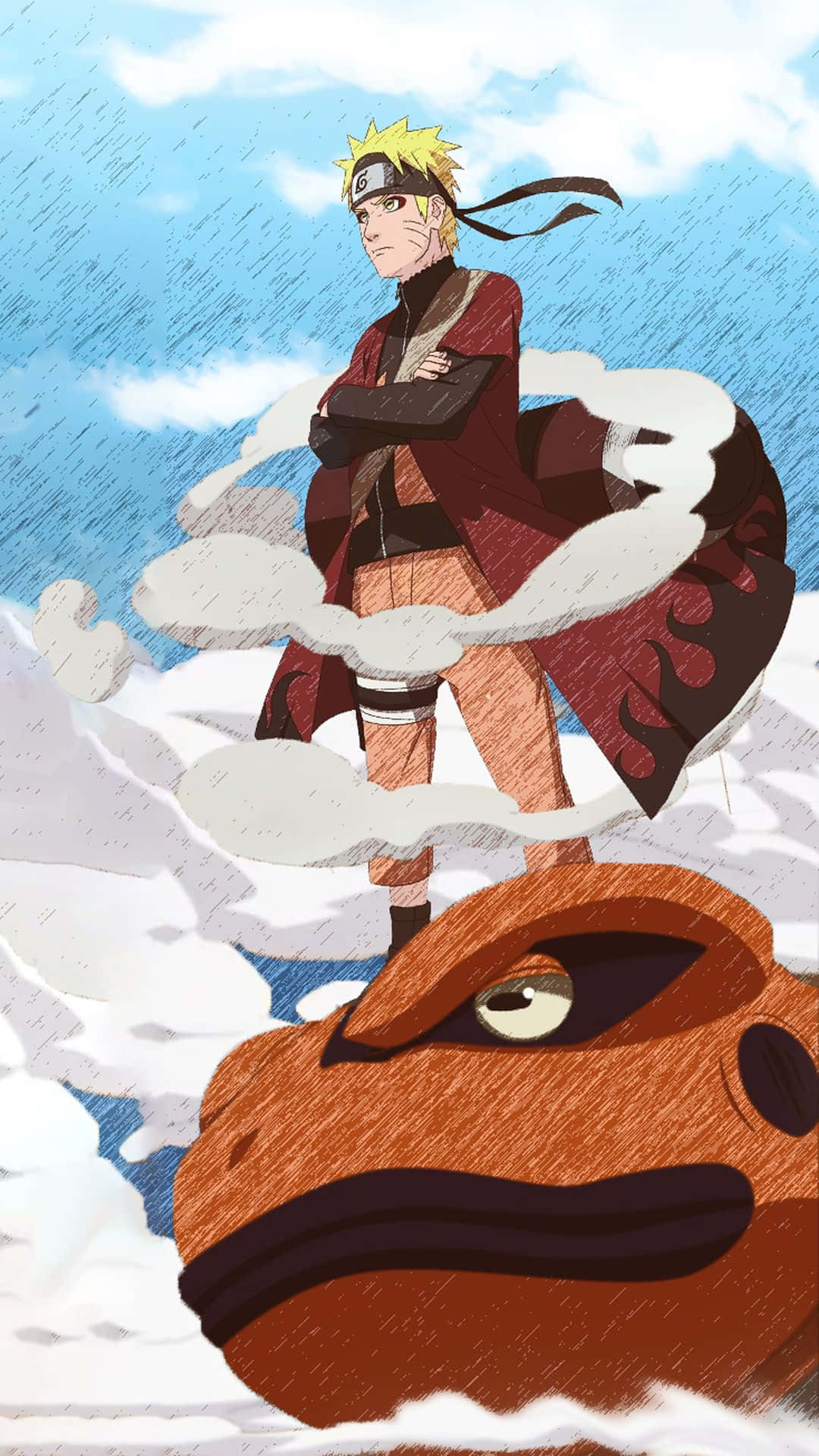 Ếch Với Phong Cách Naruto Điện Thoại Hình nền