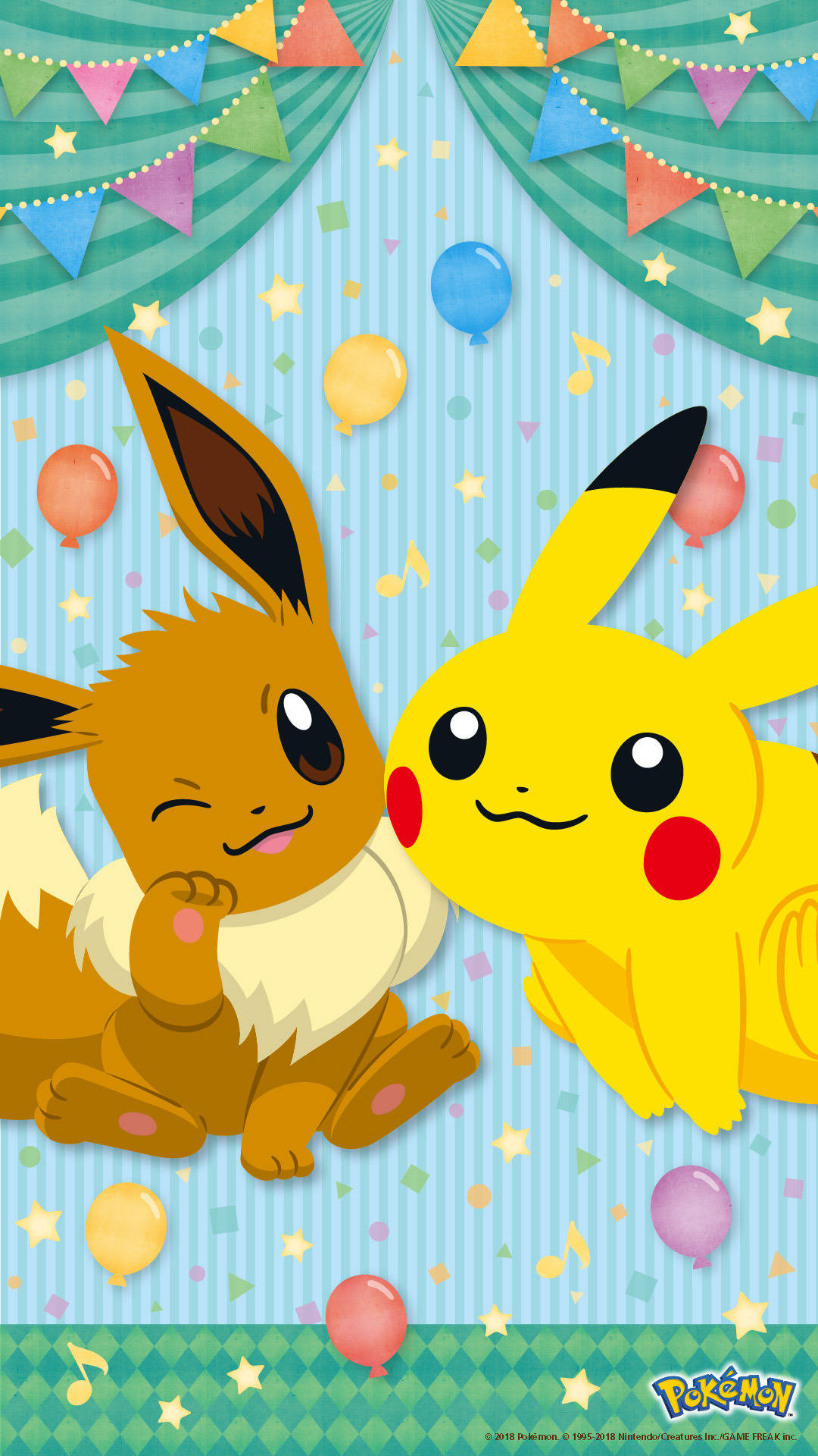 Eevee Và Pikachu iPhone Hình nền