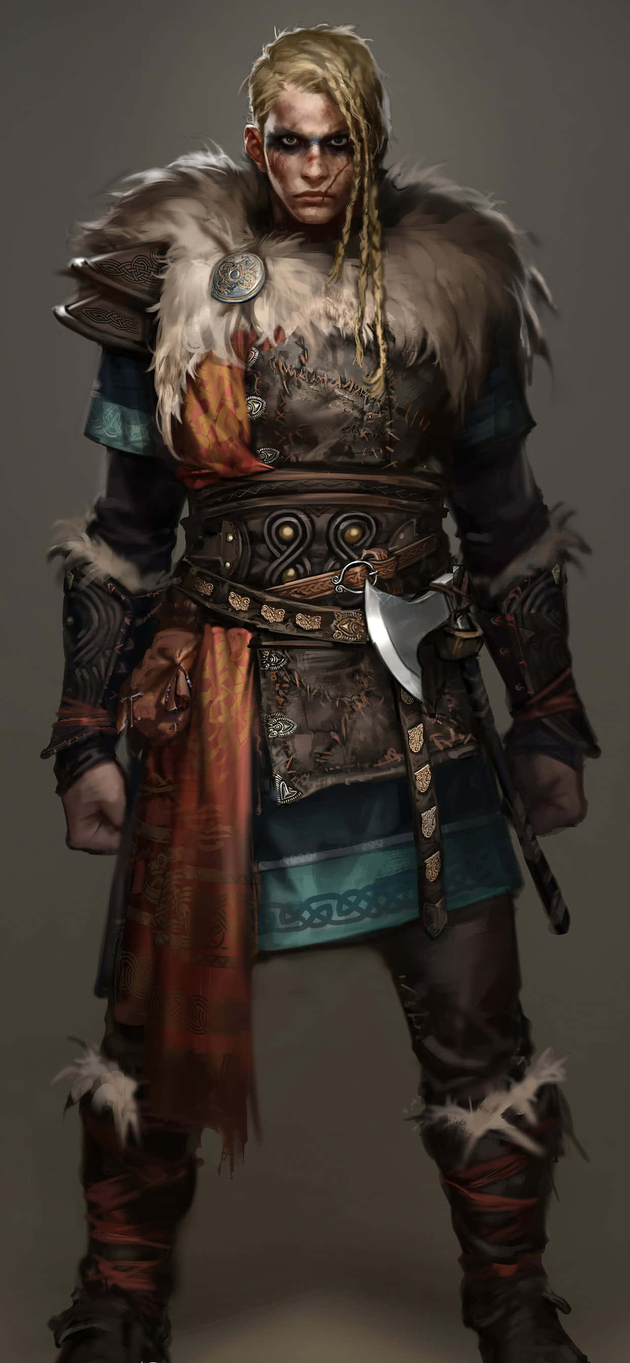 Nữ Eivor Varinsdottir Hình nền iPhone Xs Max Assassin's Creed Valhalla Hình nền