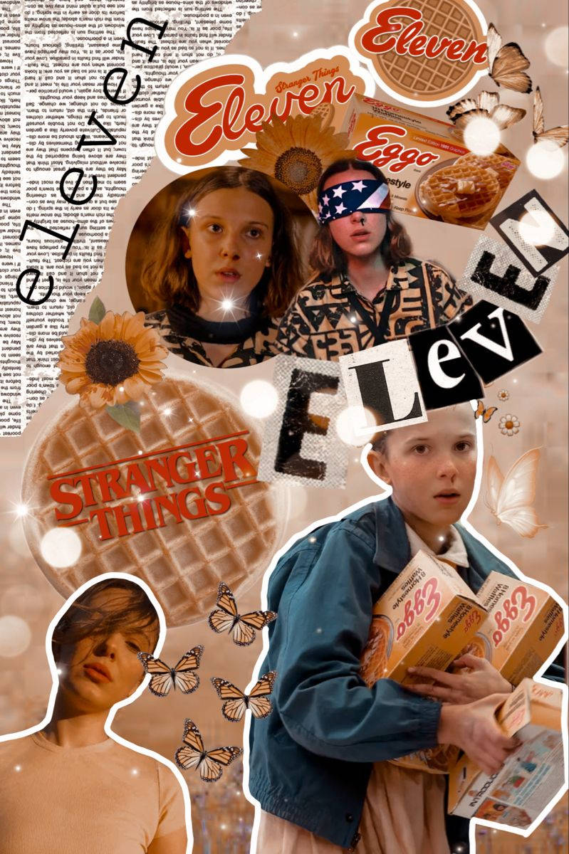 Eleven Millie Bobby Brown phong cách thẩm mỹ Stranger Things Hình nền