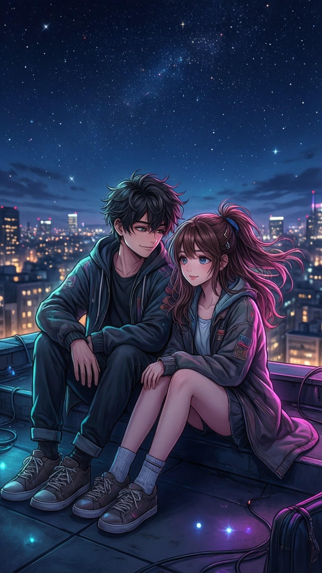 Đêm Trên Mái Nhà Hình nền