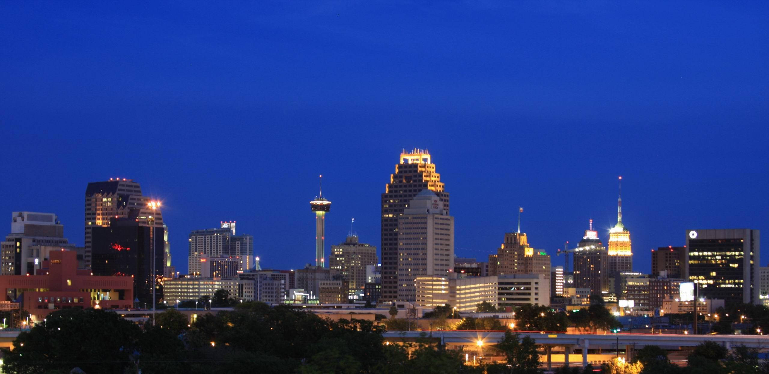 Đêm Xanh San Antonio Hình nền
