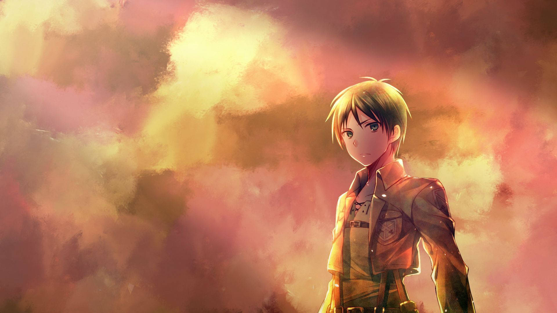Eren Jaeger Trẻ Tuổi Giải Phóng Attack On Titan Hùng Mạnh Hình nền