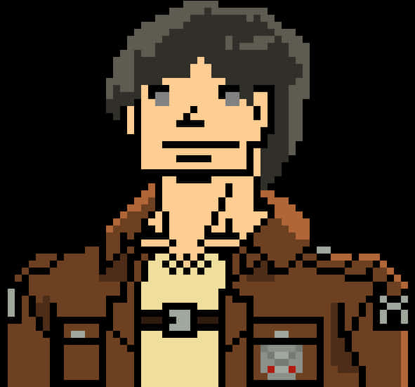Eren Yeager Pixel Art Hình nền