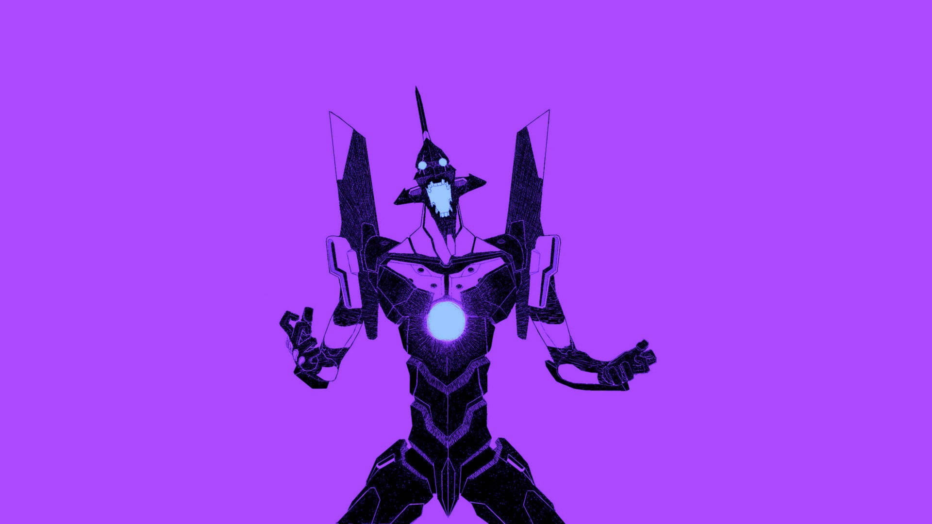 Evangelion 4K Tím Unit-01