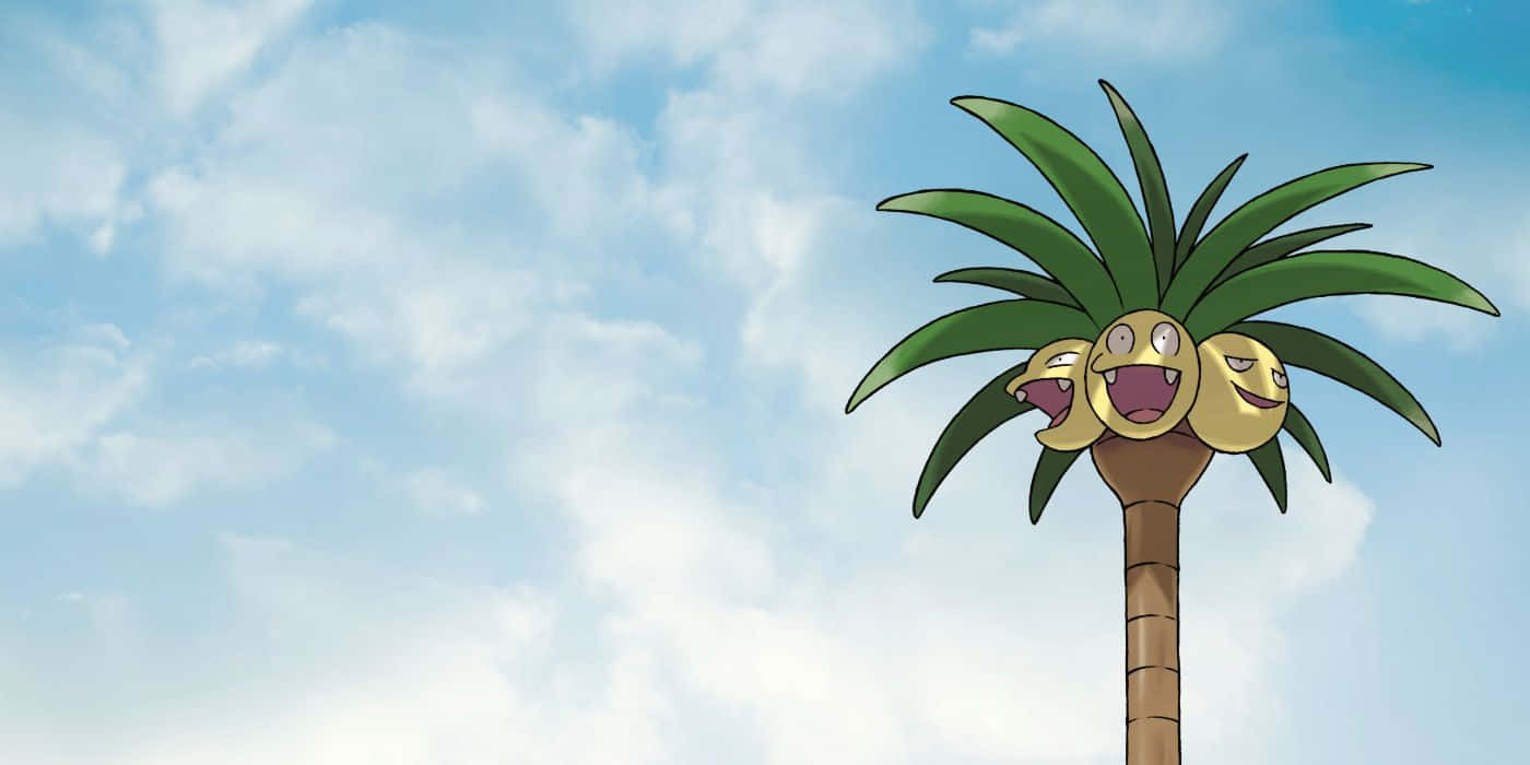 Exeggutor dưới bầu trời mộng mơ Hình nền
