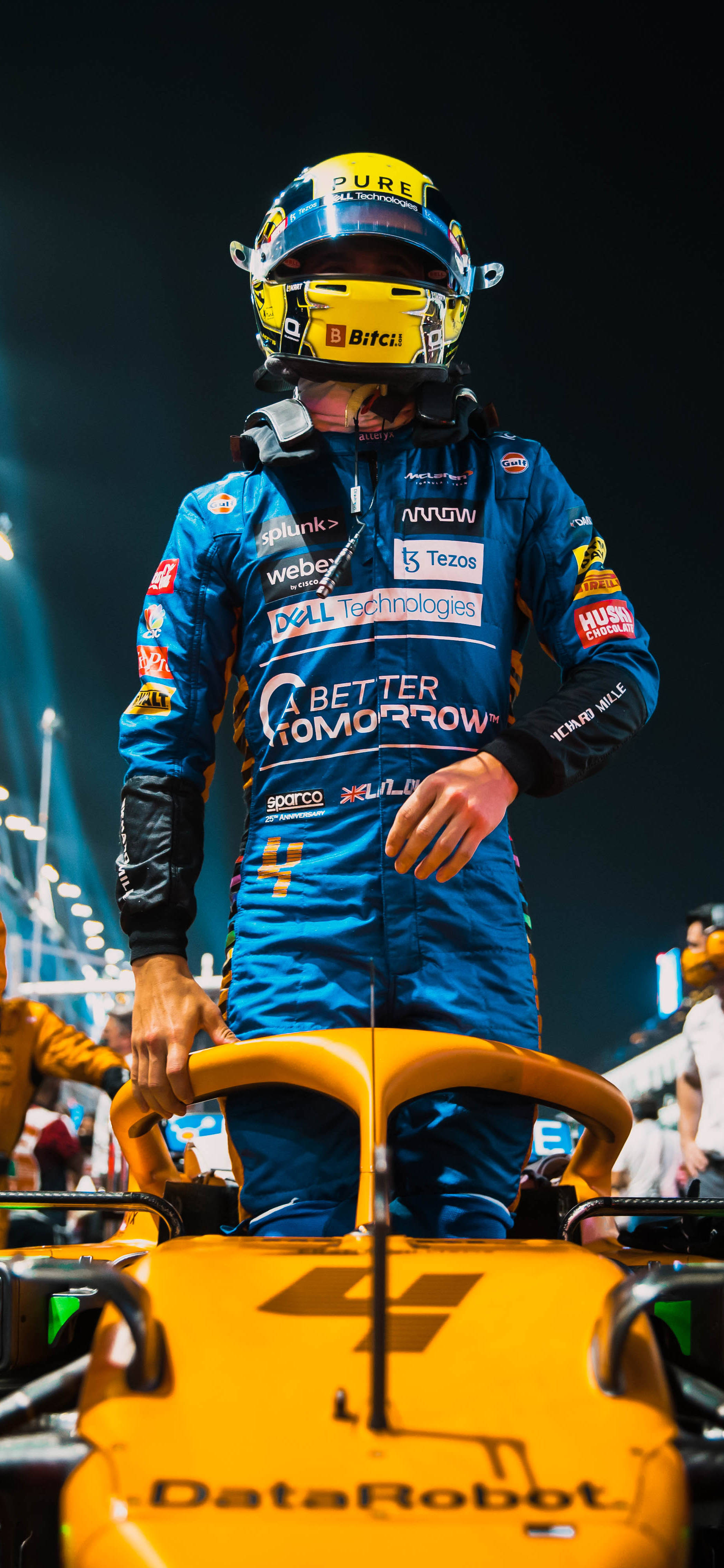 F1 Norris 2021 Saudi Arabian GP iPhone Hình nền