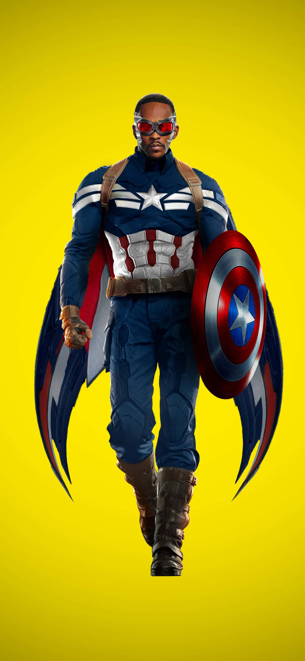 Falcon Marvel trong vai Captain America Hình nền