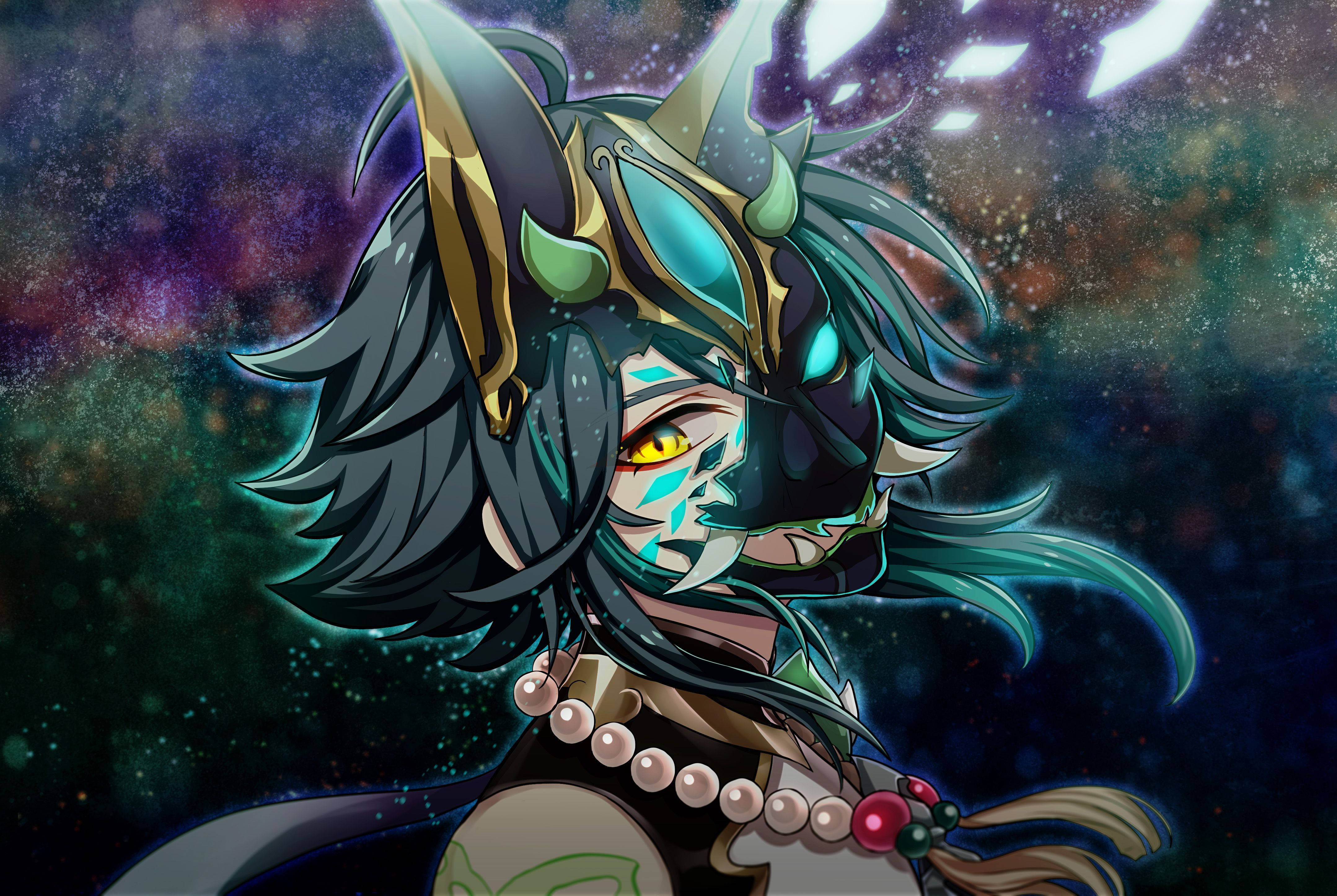 Fanart Xiao Genshin Impact Hình nền