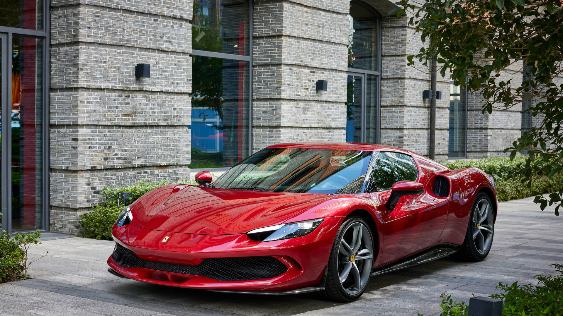 Hình Ảnh Ferrari 296 GTB 4K Laptop Xe Hơi