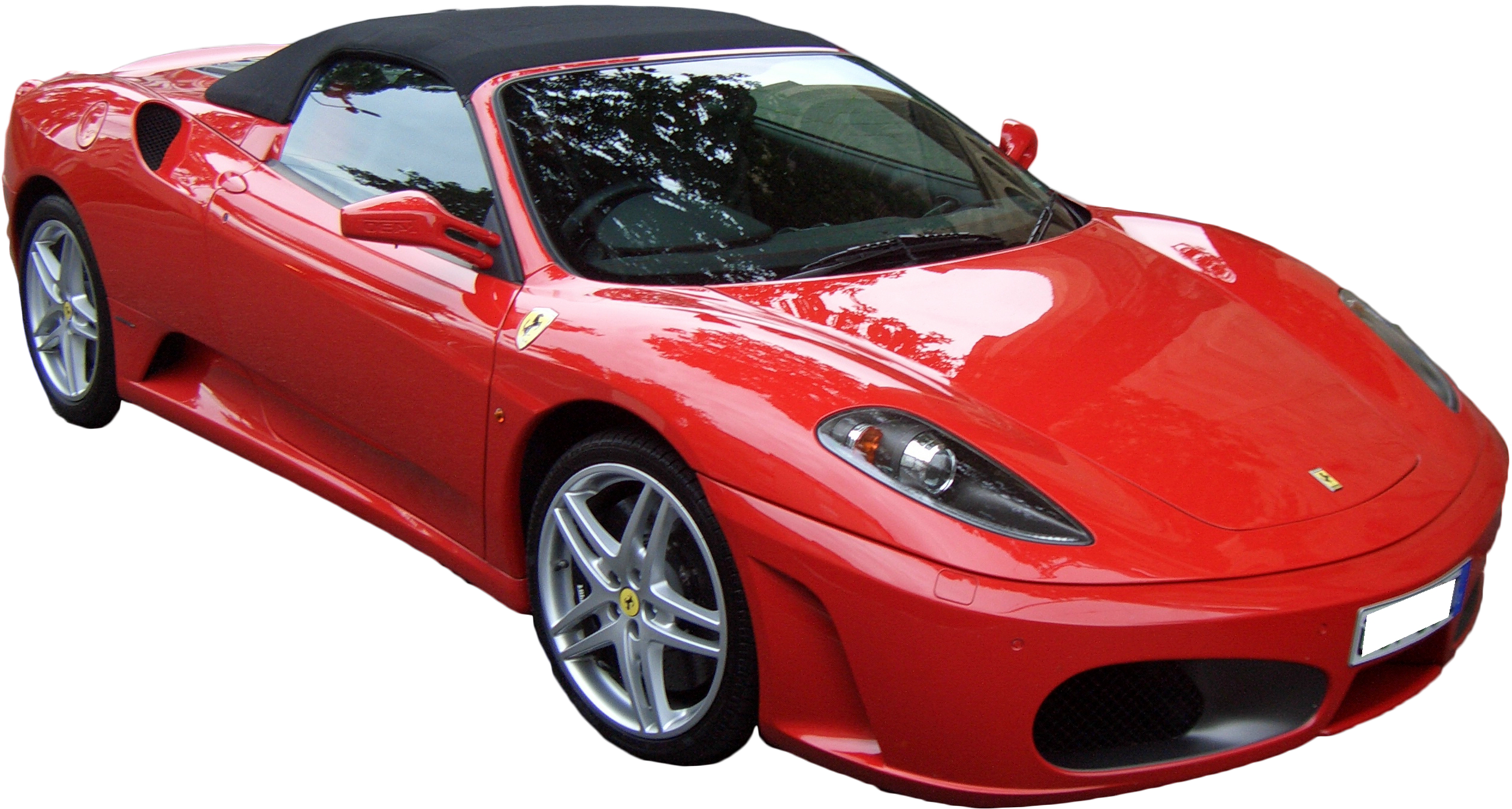Ferrari F430 Spider mui trần màu đỏ Hình nền