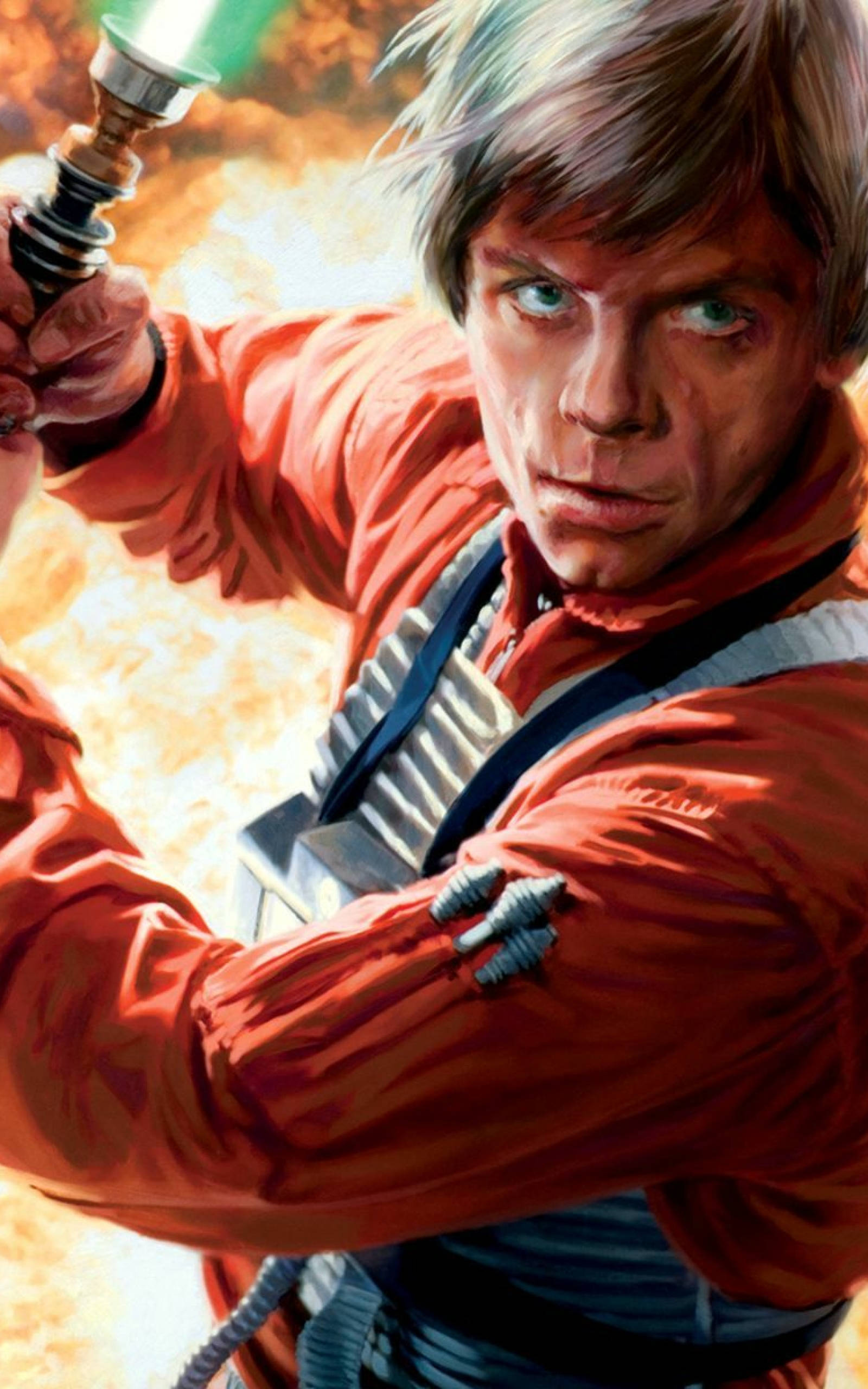 Fierce Luke Skywalker Star Wars Tablet Hình nền