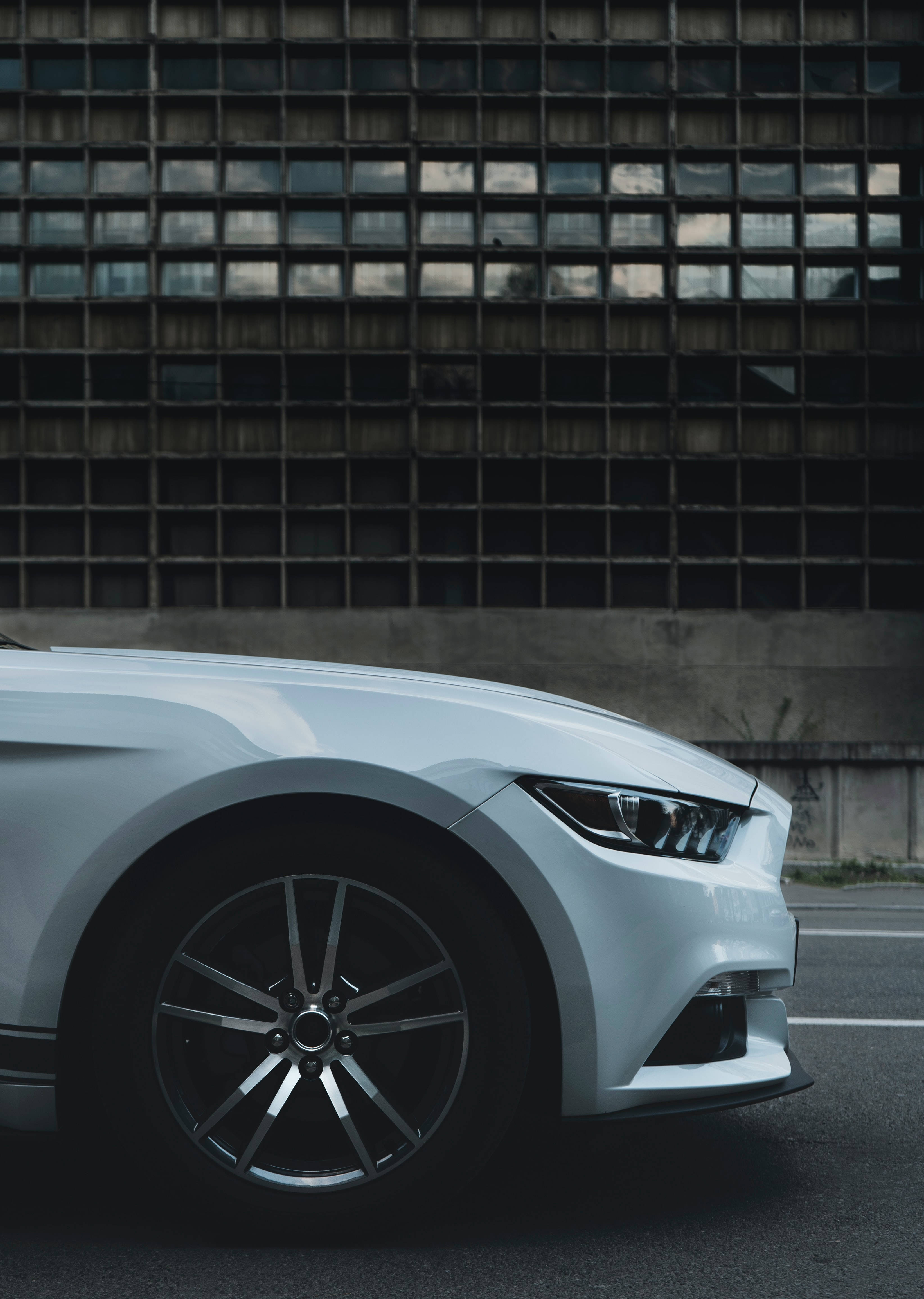 Ford Mustang trắng ngọc trai Hình nền