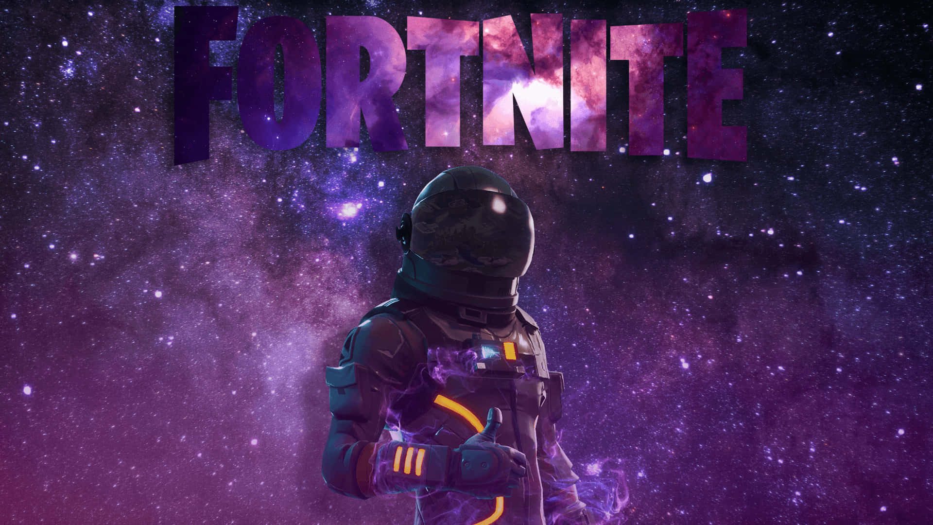 Fortnite Galaxy với Mũ Bảo Hiểm Hình nền