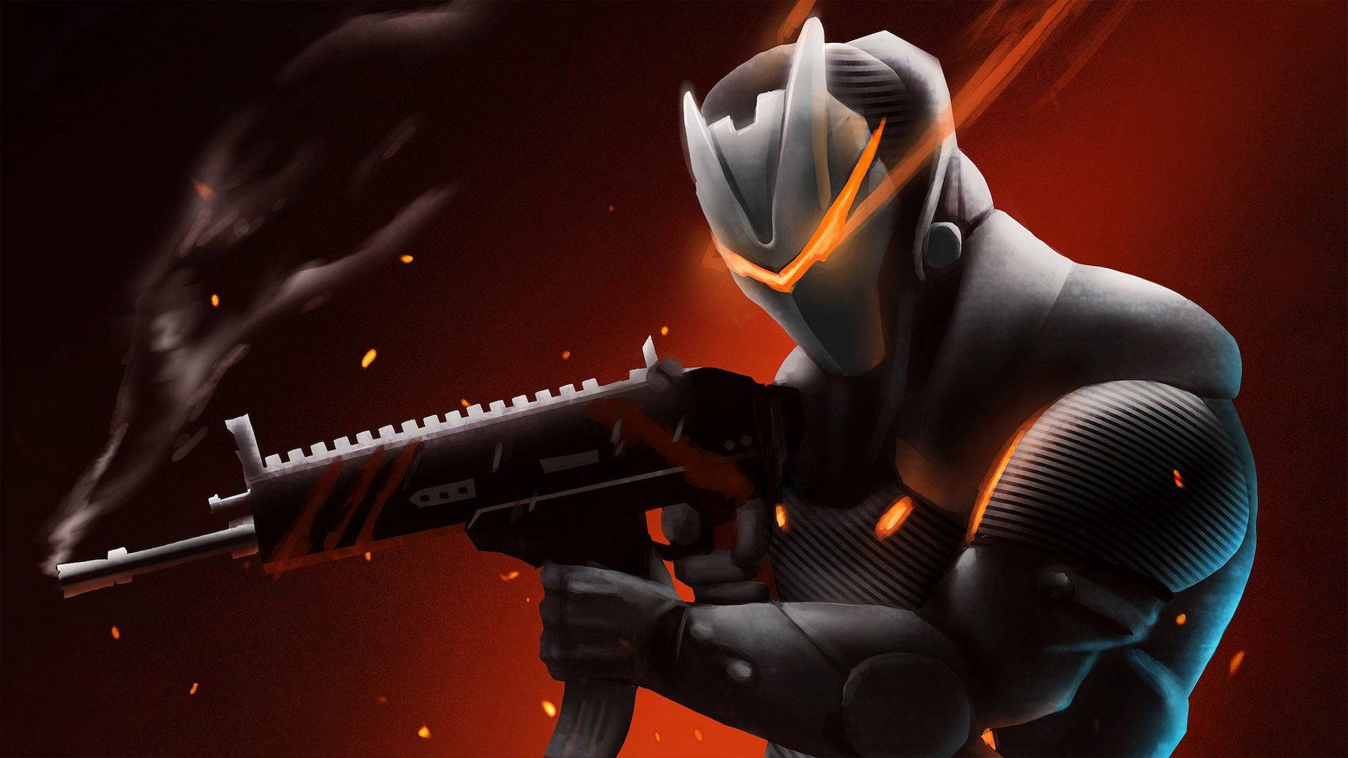 Fortnite Omega bắn súng ngầu Hình nền