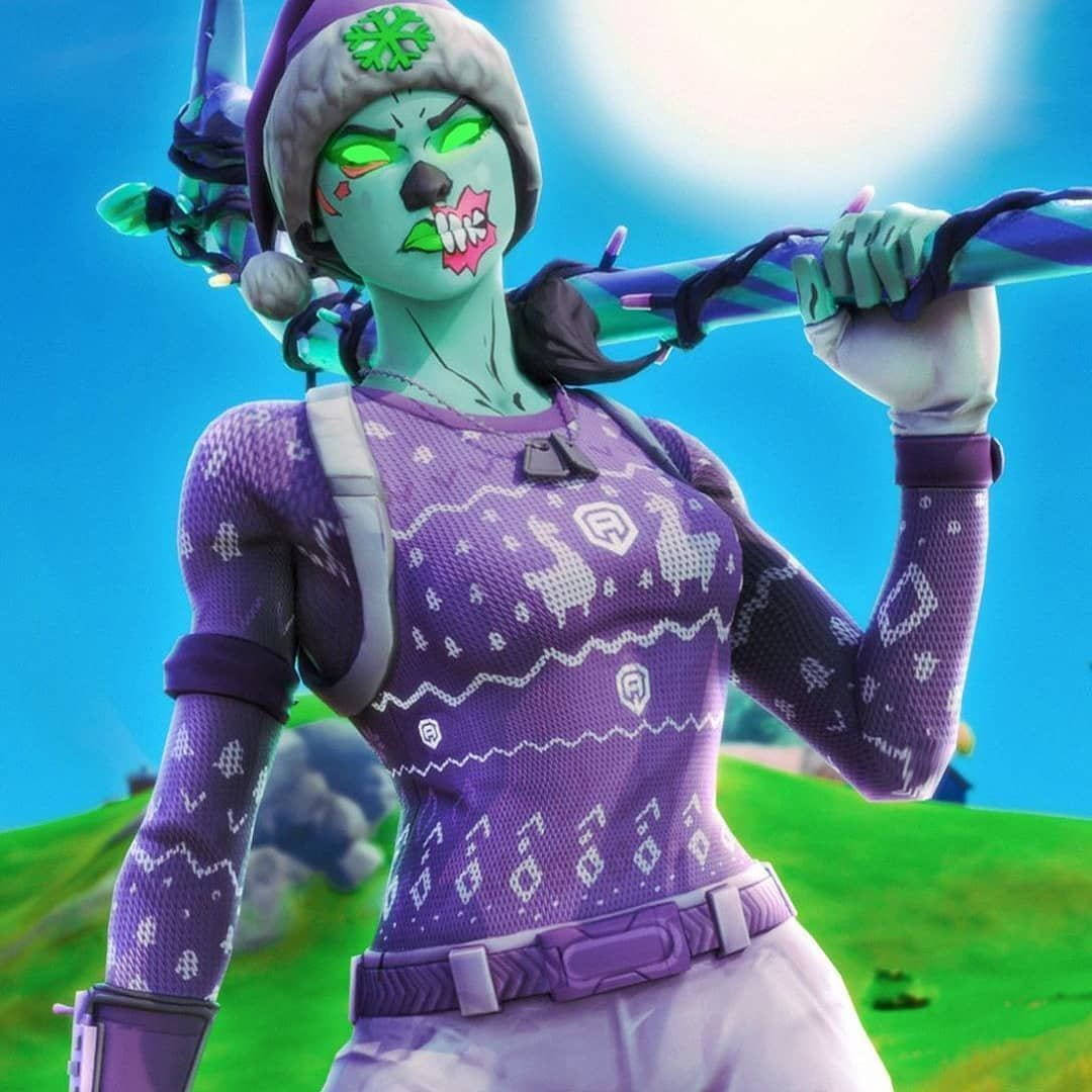 Fortnite PFP Ghoul Trooper Epic Trang Phục Hình nền