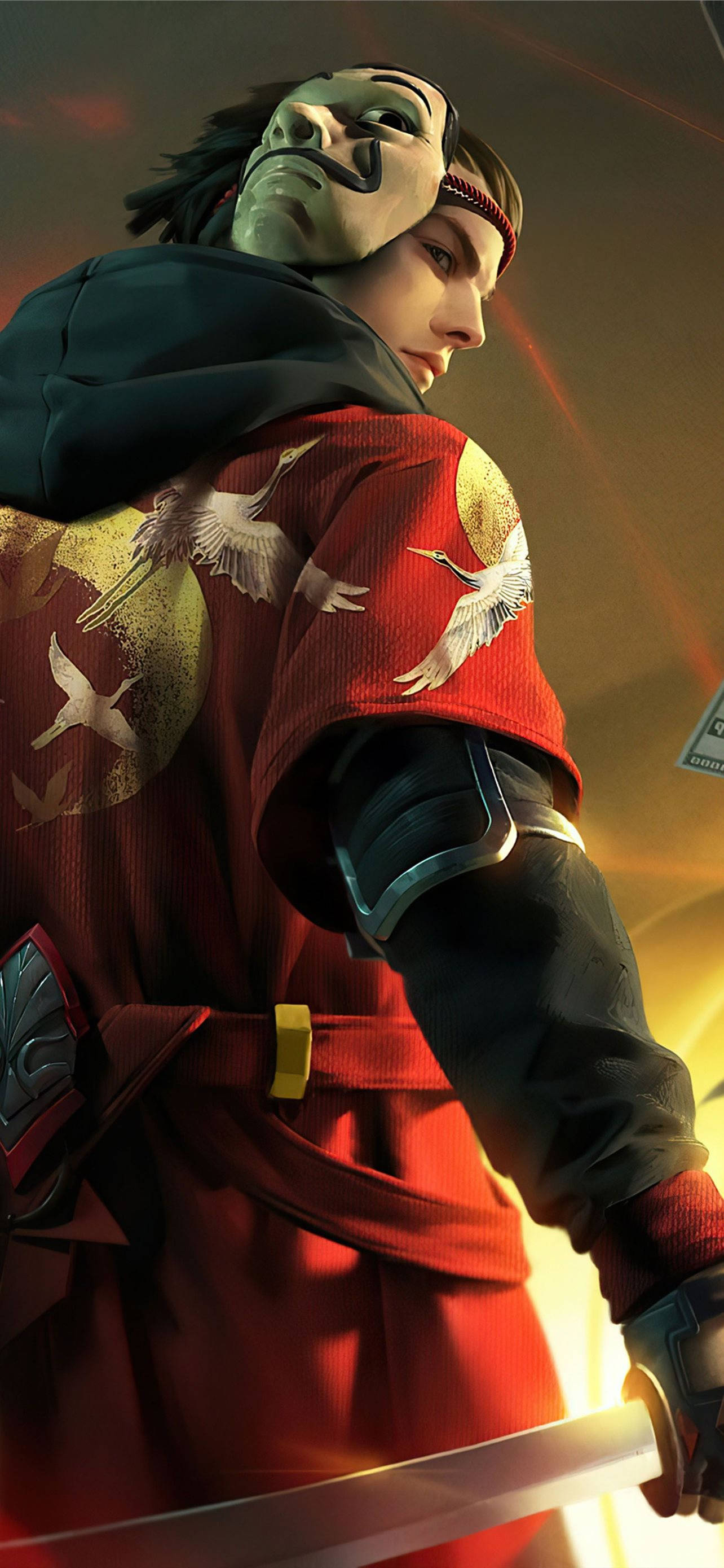 Free Fire Mùa 1 Cùng Mặt Nạ Money Heist Hình nền