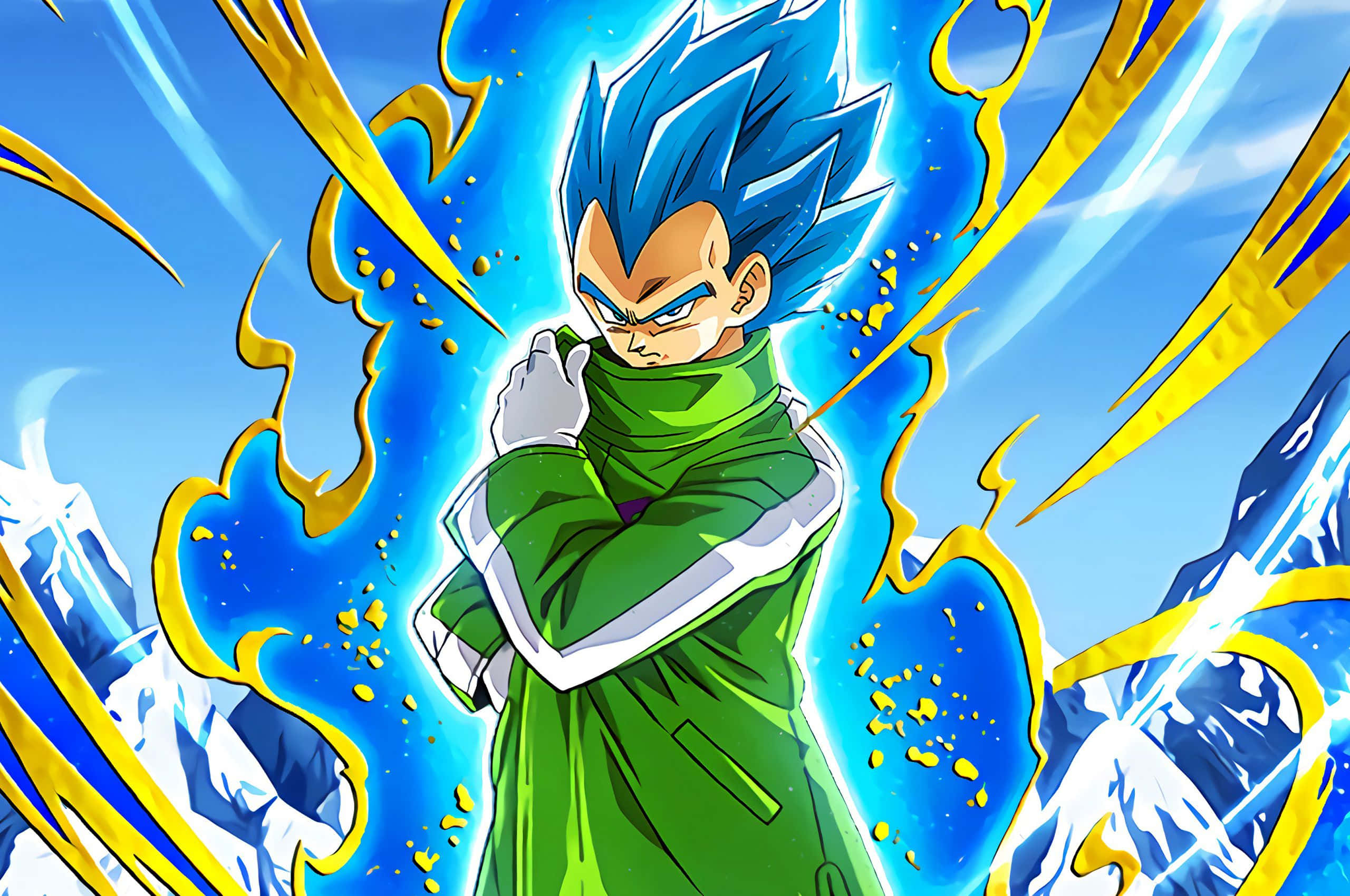 Freeza đưa Broly đến chiến đấu với Goku và Vegeta trong Dragon Ball Super Broly Hình nền