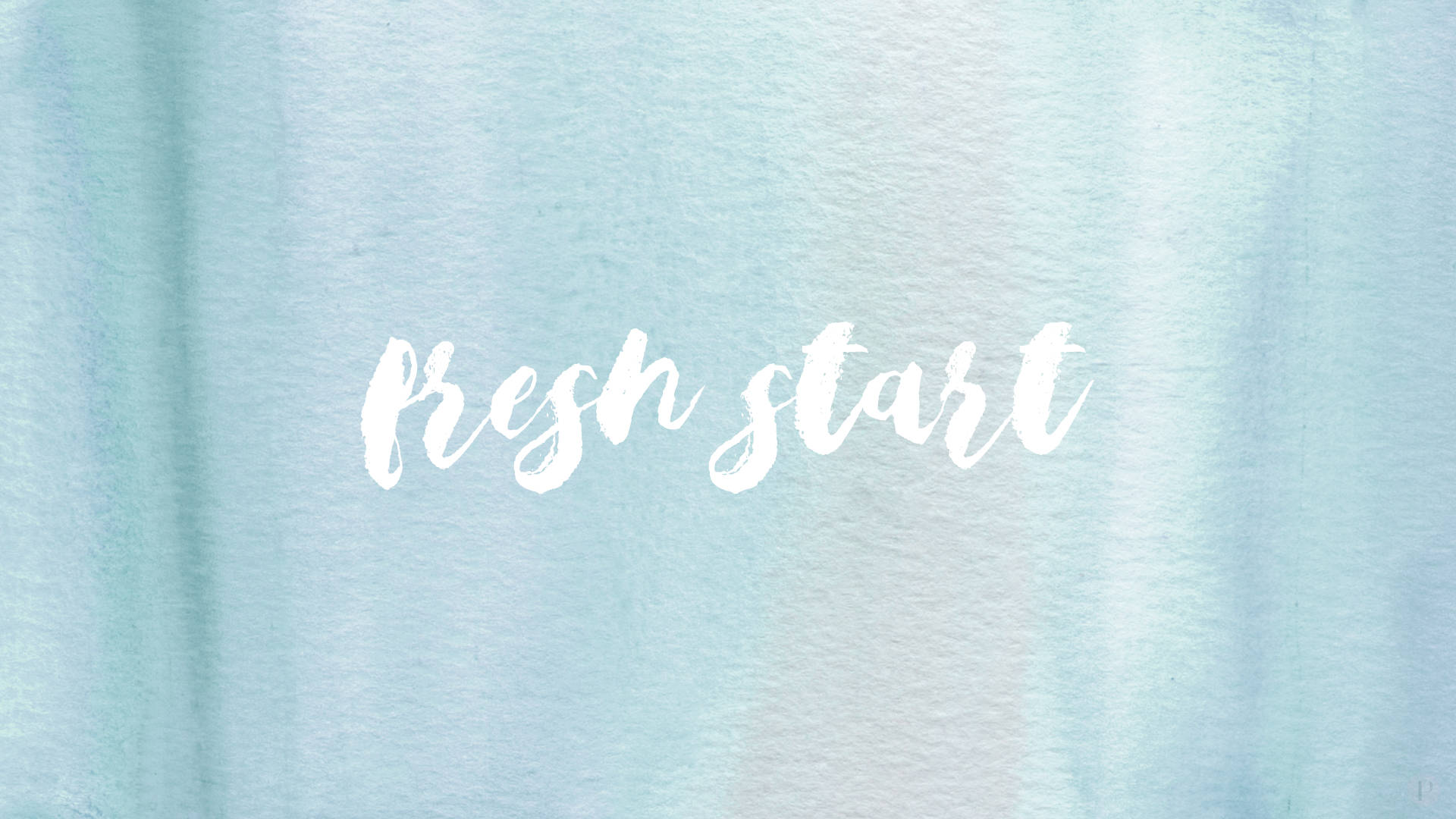 Fresh Start Phong Cách Xanh Đơn Giản Hình nền