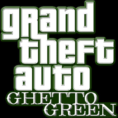 G T A Khu Ổ Chuột Logo Xanh Hình nền