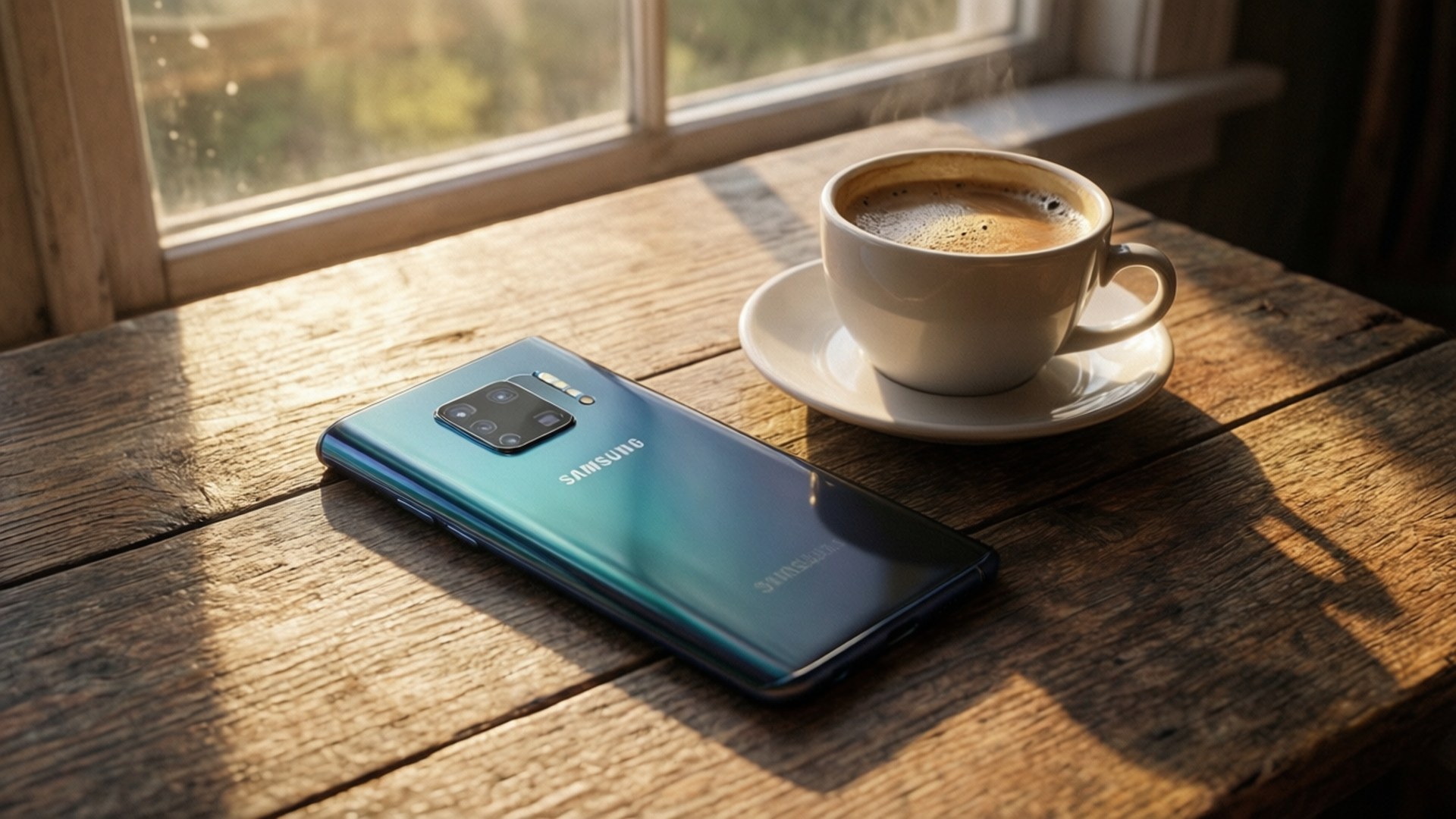 Galaxy S10 Buổi Sáng Cà Phê Hình nền