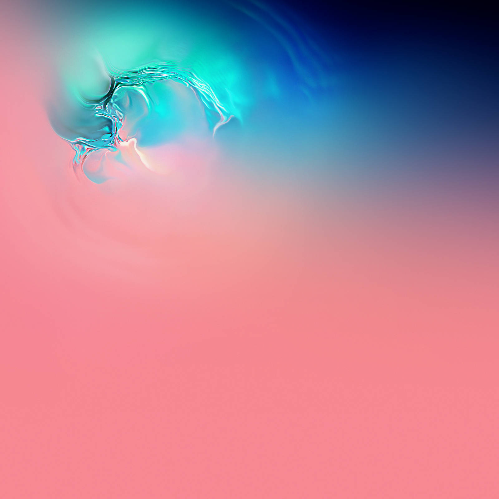 Galaxy S10 Hồng Trên Xanh Hình nền