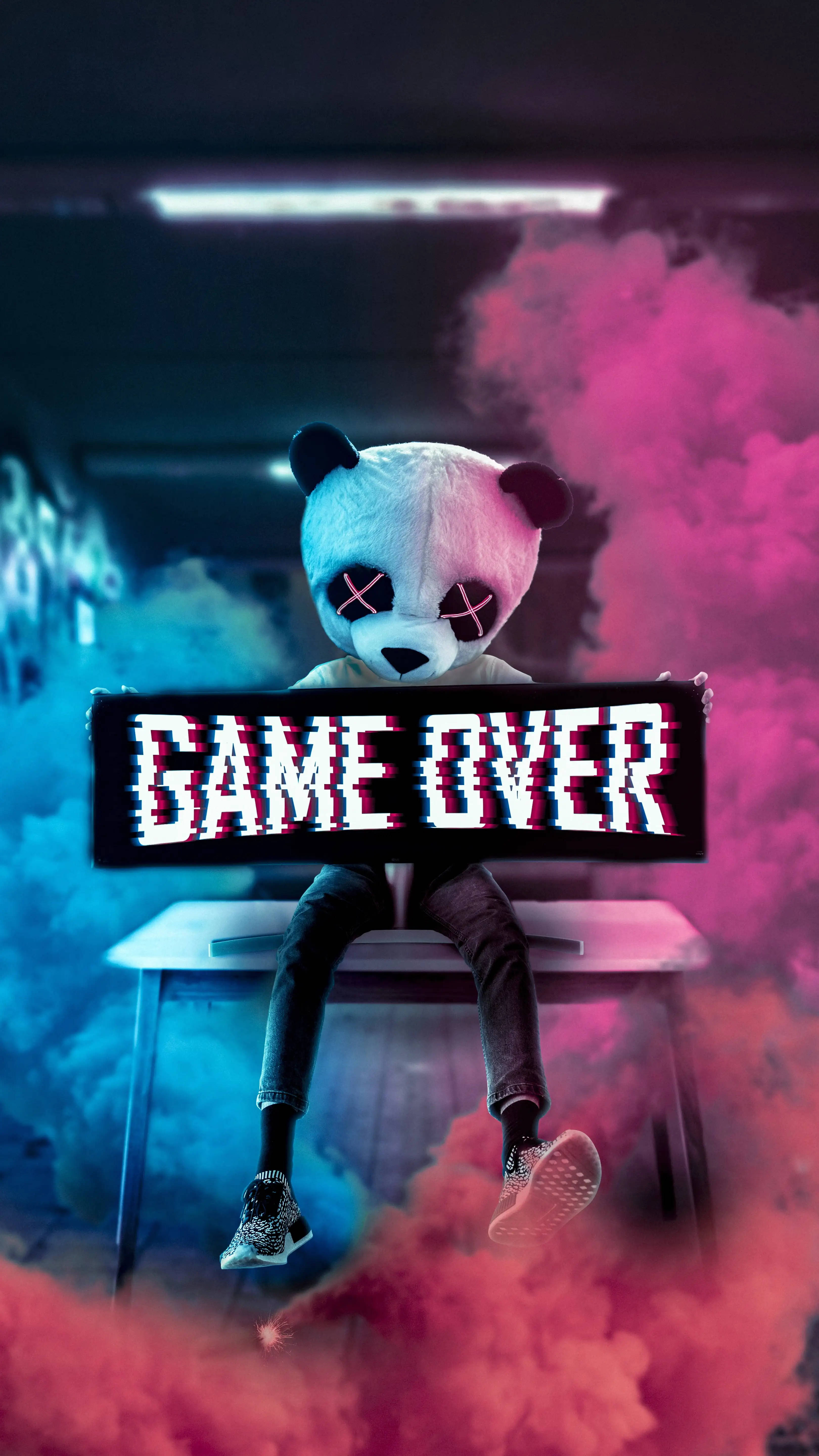 Game Over 8K Chơi Game Hình nền