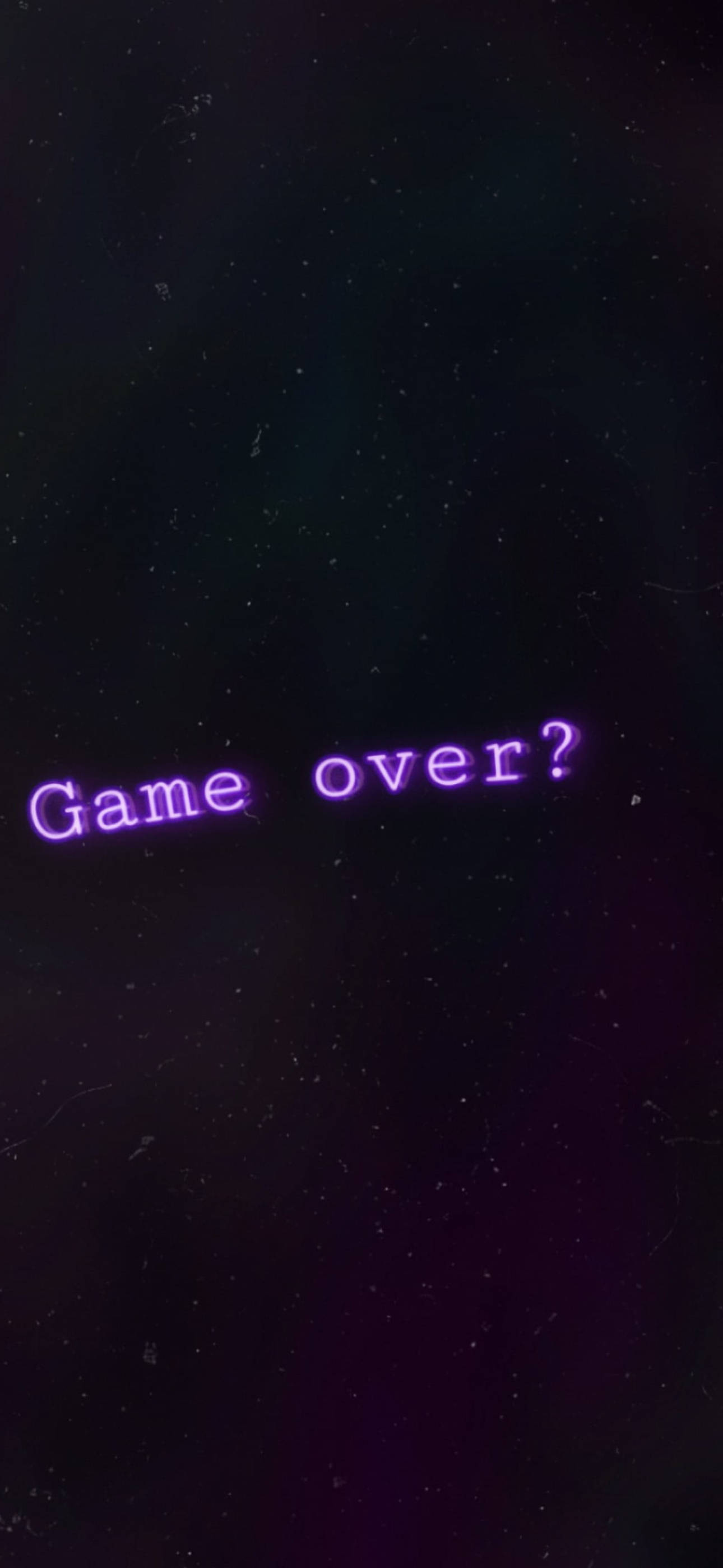 Game Over nền đen tím thẩm mỹ Hình nền