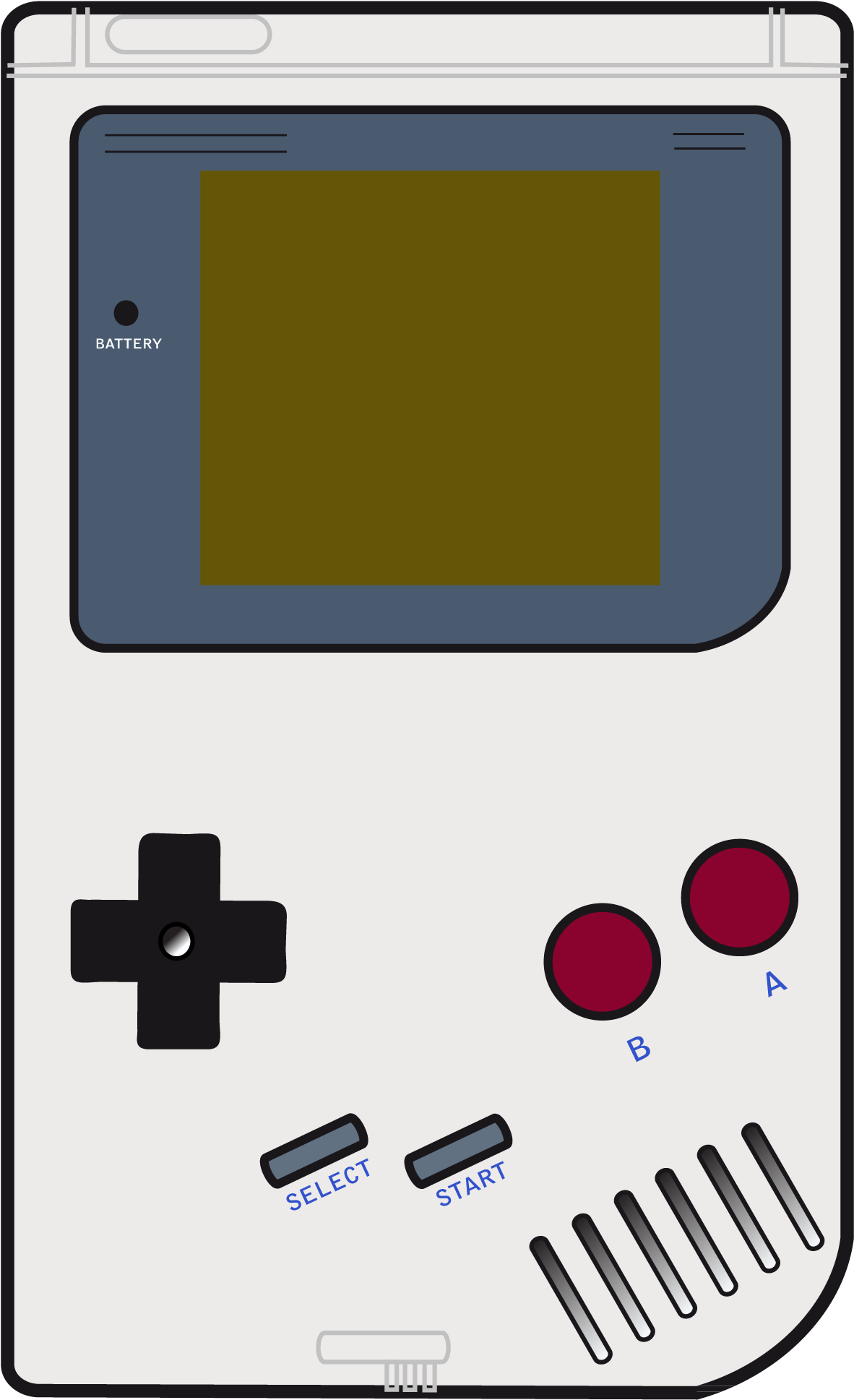 Gameboy cổ điển - Minh họa Vector Hình nền
