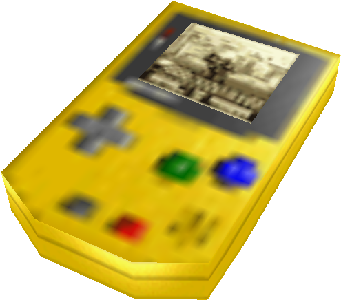 Gameboy Vàng Cổ Điển Nền Mờ Hình nền