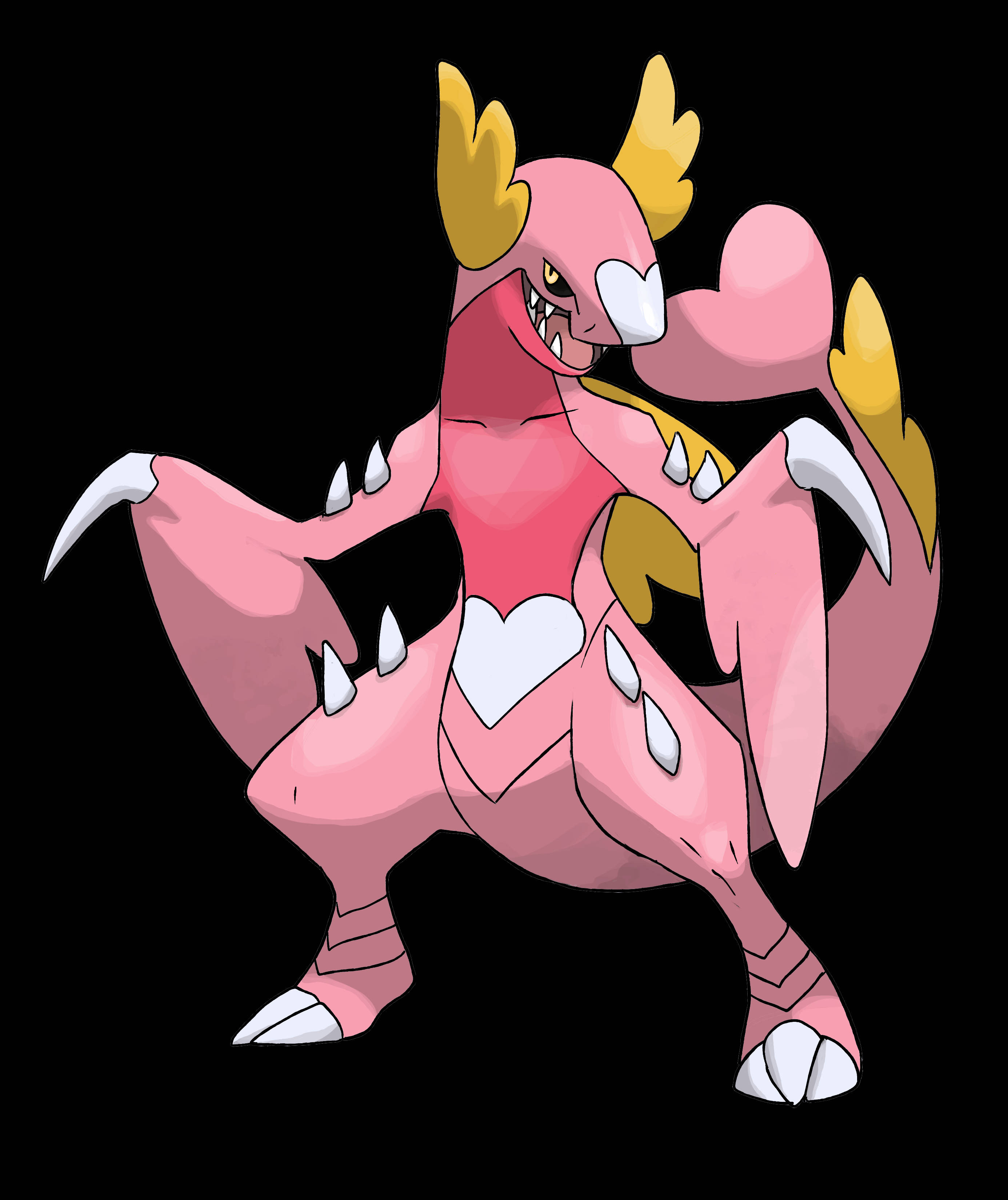 Garchomp màu hồng Buddyized Hình nền