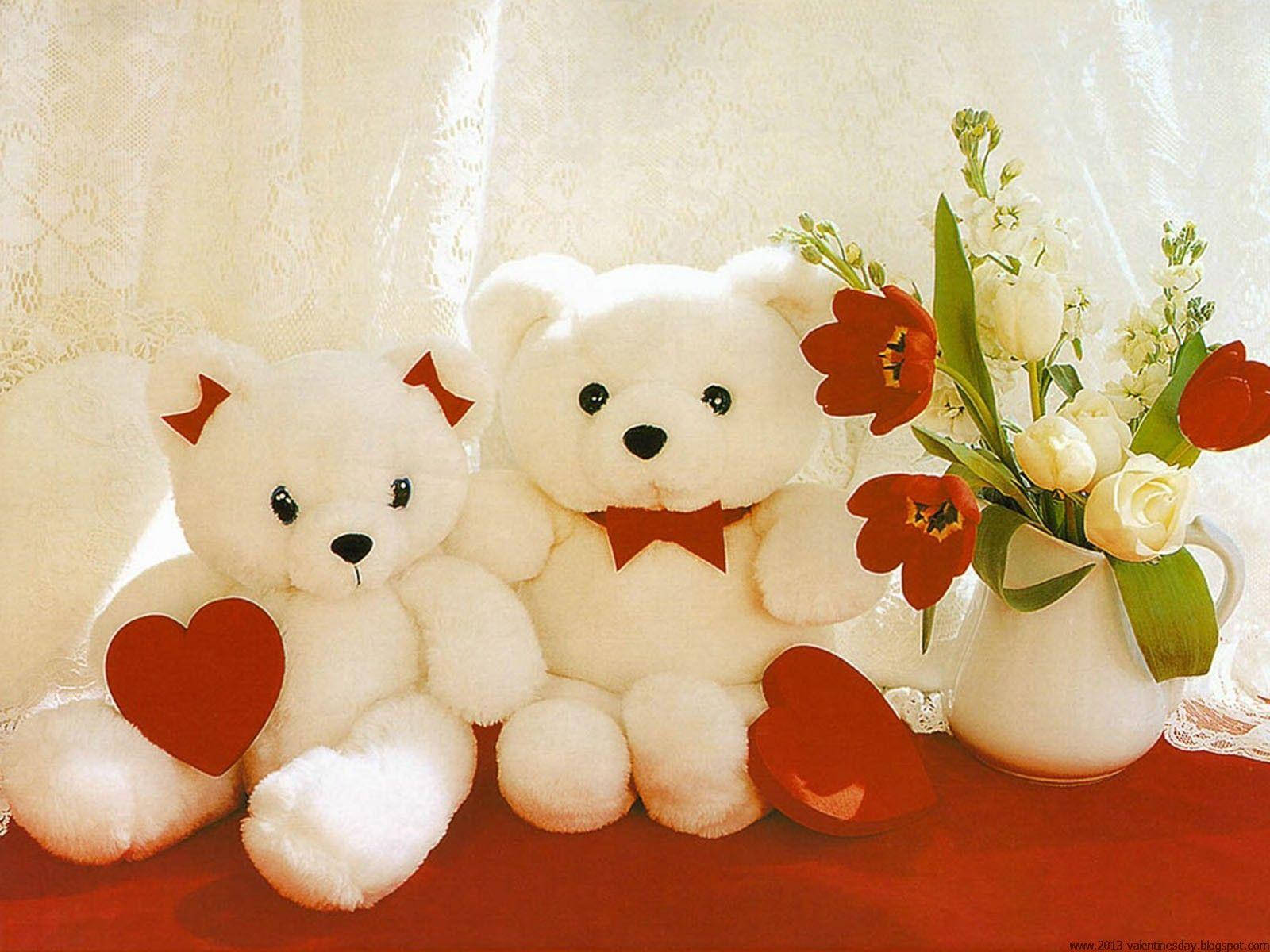 Gấu Bông Tình Yêu Dễ Thương Hình nền