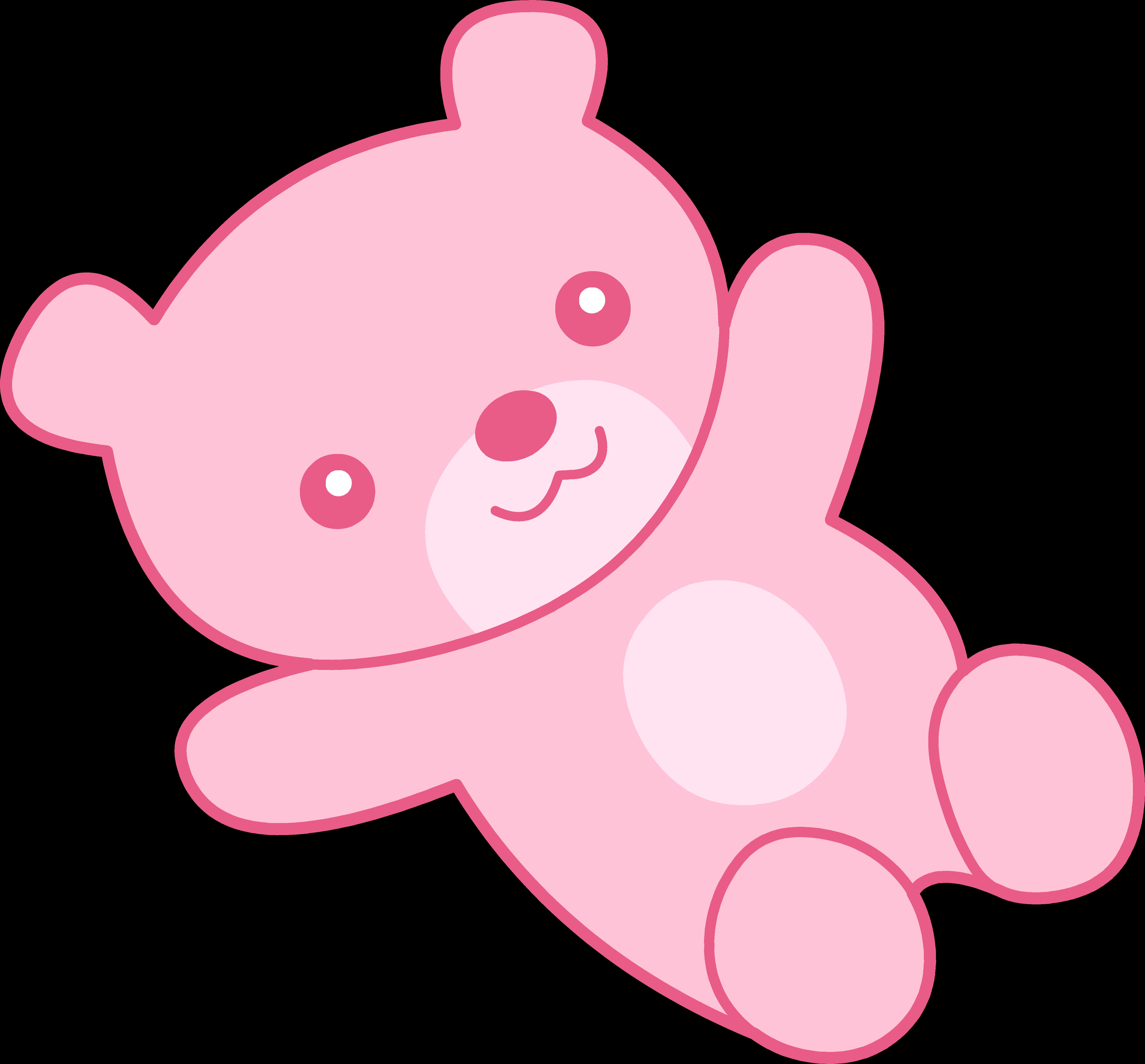 Gấu Teddy Hoạt Hình Màu Hồng Hình nền
