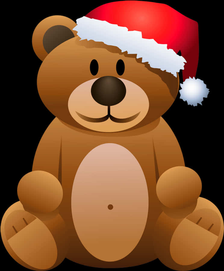 Gấu Teddy Mũ Ông Già Noel Giáng Sinh Hình nền