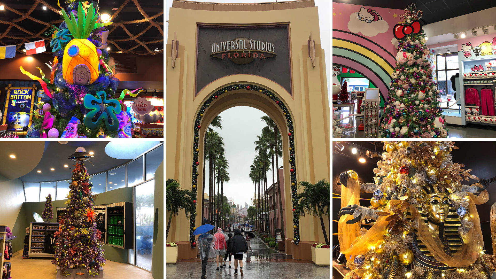 Ghép Ảnh Giáng Sinh Universal Studios Hình nền