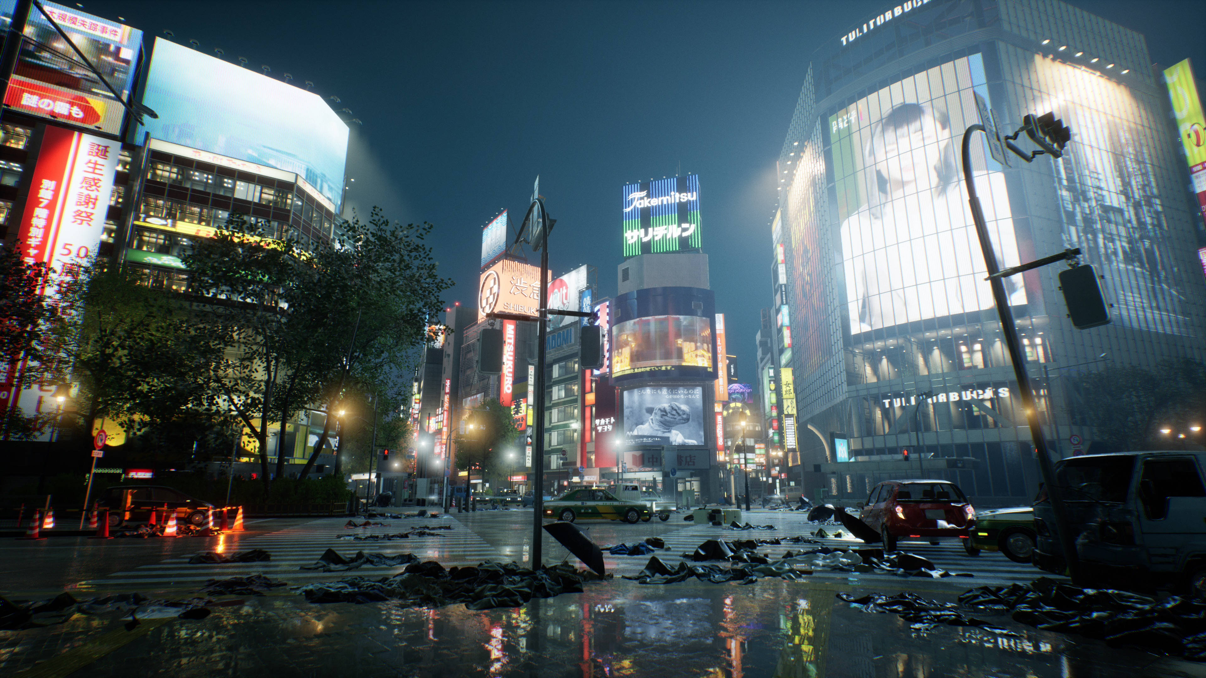 Ghostwire Tokyo Thành phố đổ nát Hình nền